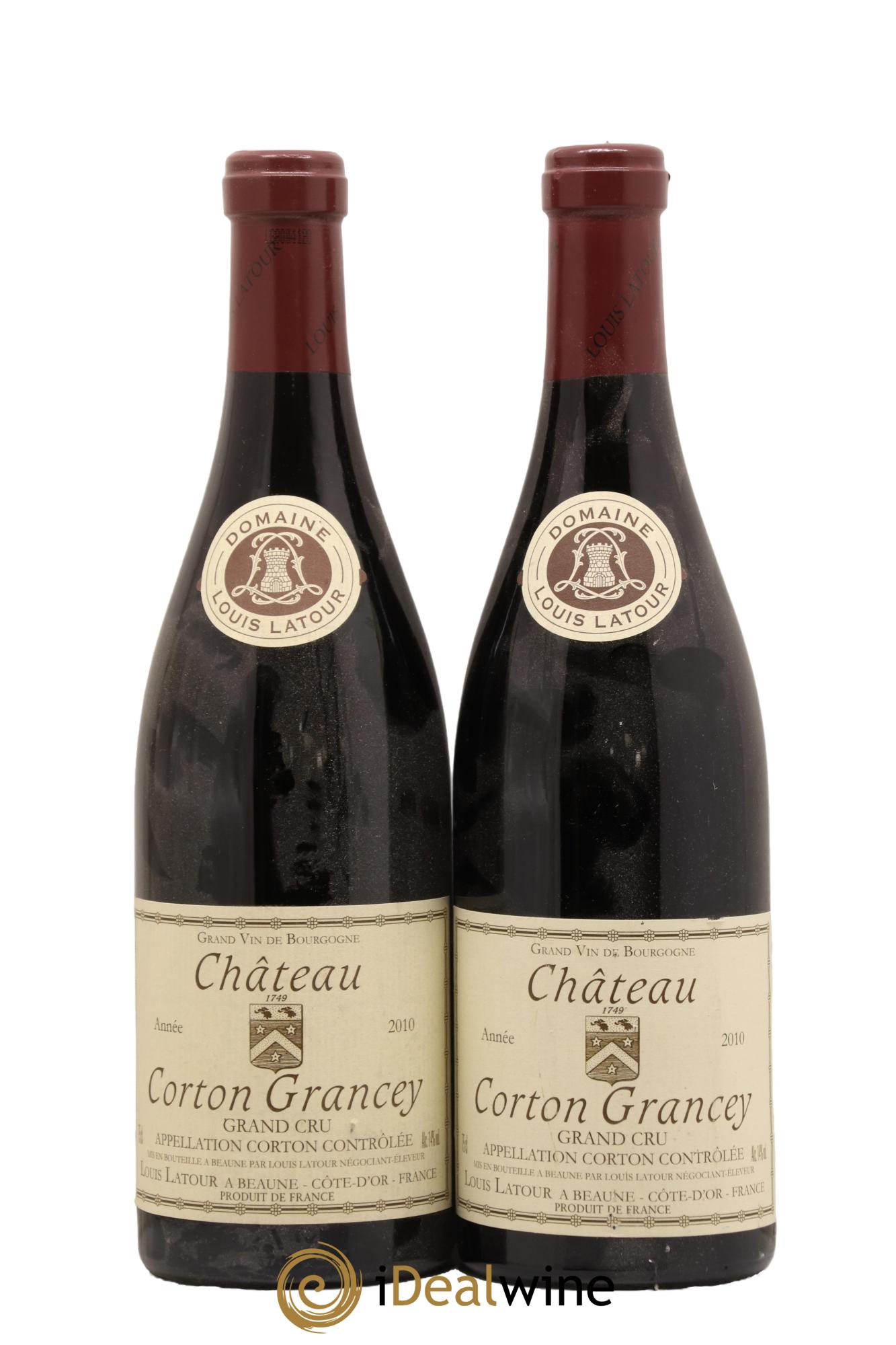 Corton Grand Cru Château Corton Grancey Louis Latour 2010 - Lot de 2 bouteilles - 0