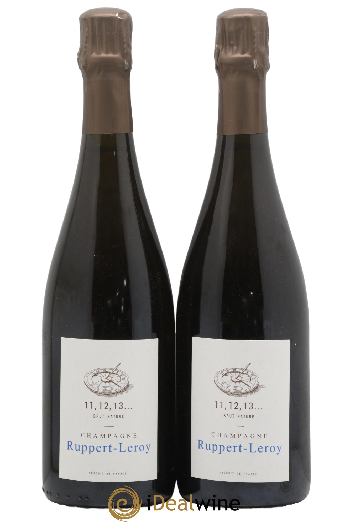 11,12,13... Brut Nature Ruppert-Leroy - Posten von 2 Flaschen - 0
