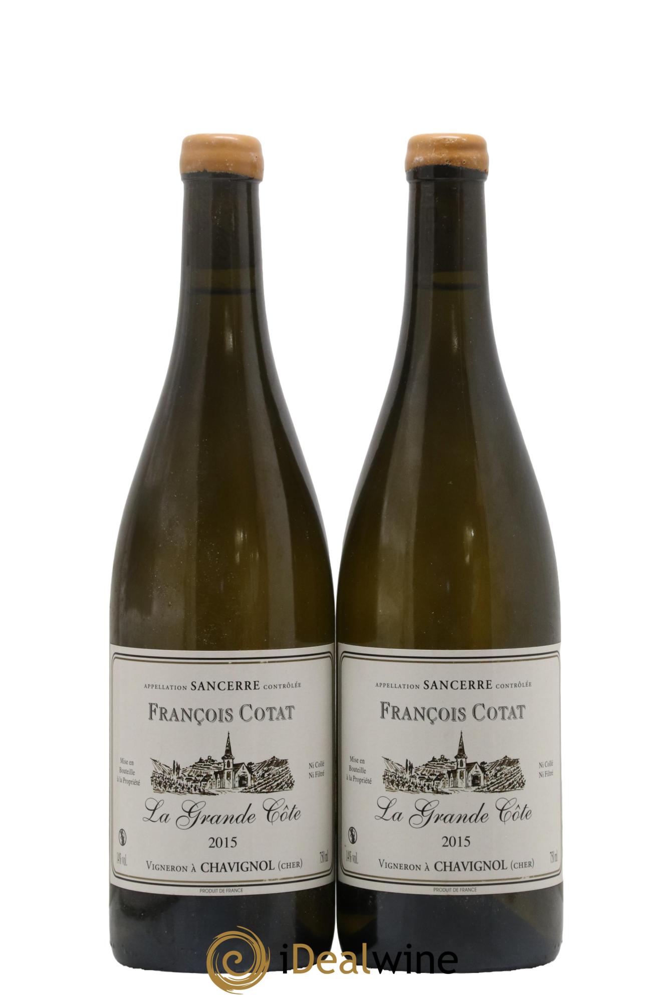 Sancerre La Grande Côte François Cotat 2015 - Lot of 2 bottles - 0