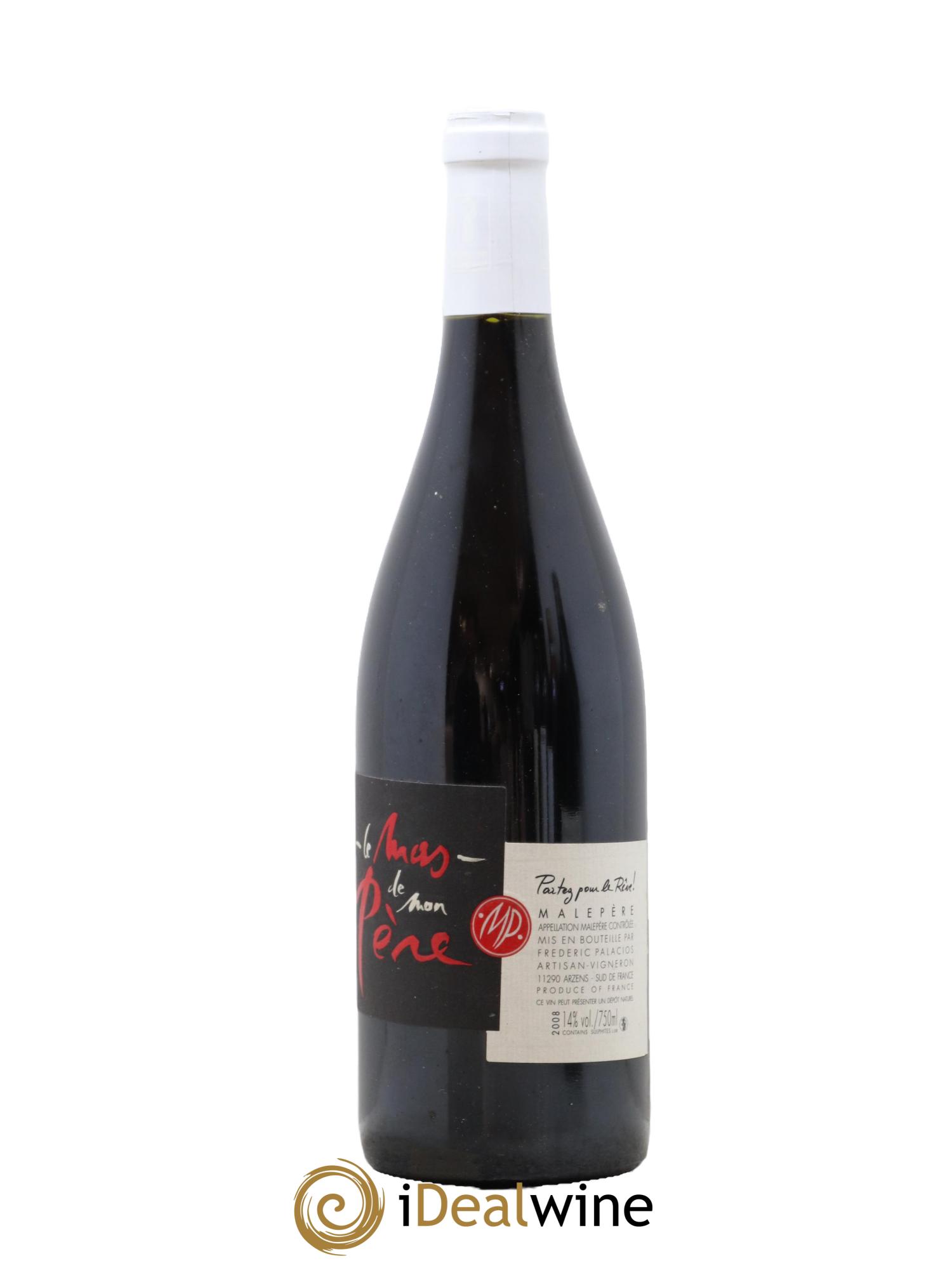 Languedoc Cote De Malepere Partez Pour Le Reve Le Mas De Mon Pere 2008 - Lot of 1 bottle - 0