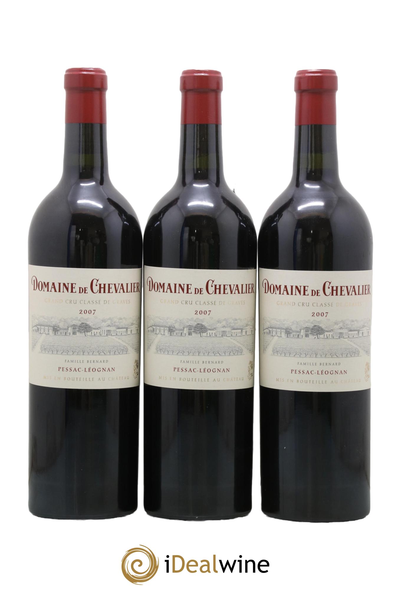 Domaine de Chevalier Cru Classé de Graves 2007 - Posten von 3 Flaschen - 0