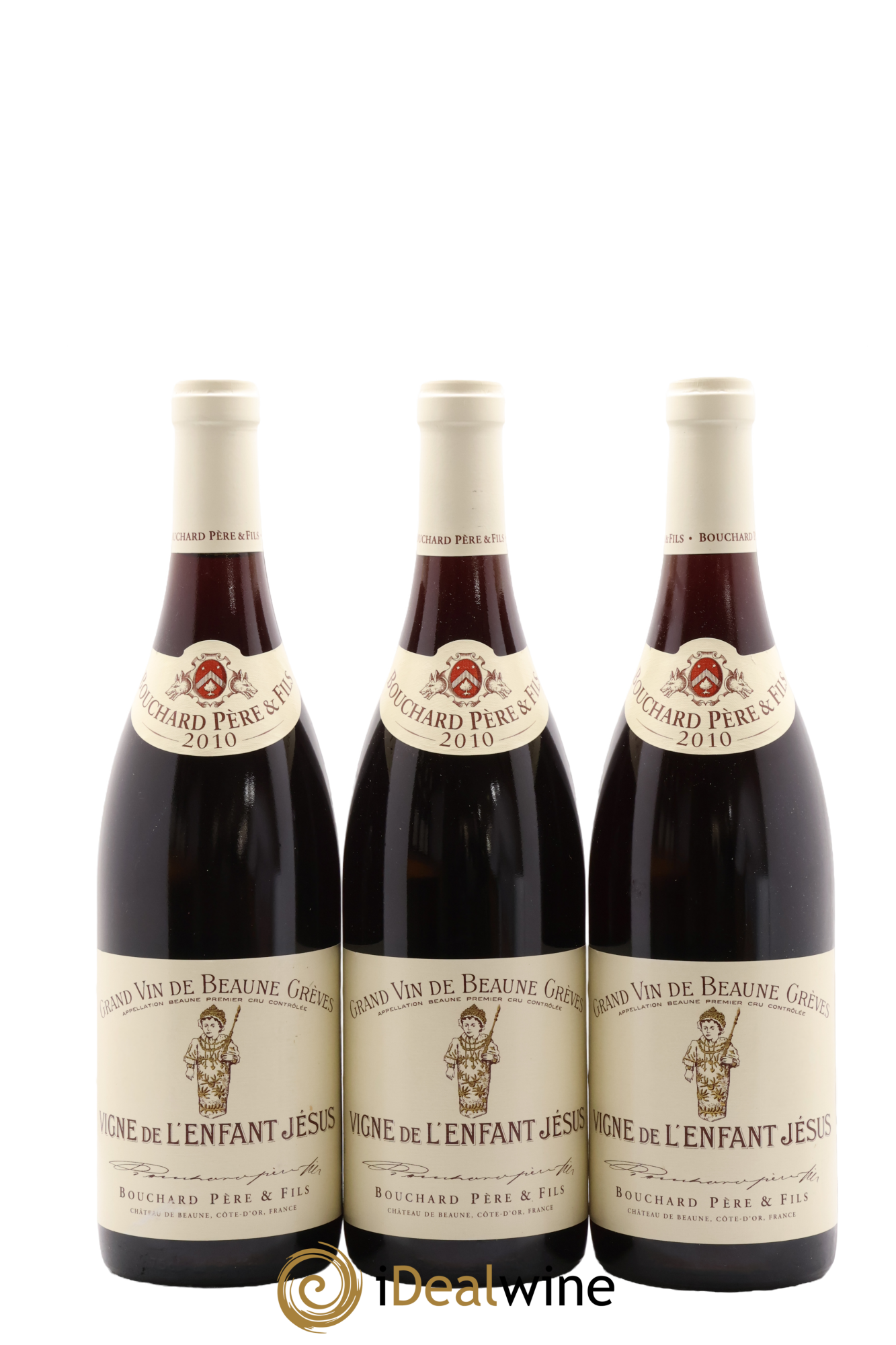 Beaune 1er Cru Grèves - Vigne de l'Enfant Jésus Bouchard Père & Fils 2010 - Lot de 6 bouteilles - 2
