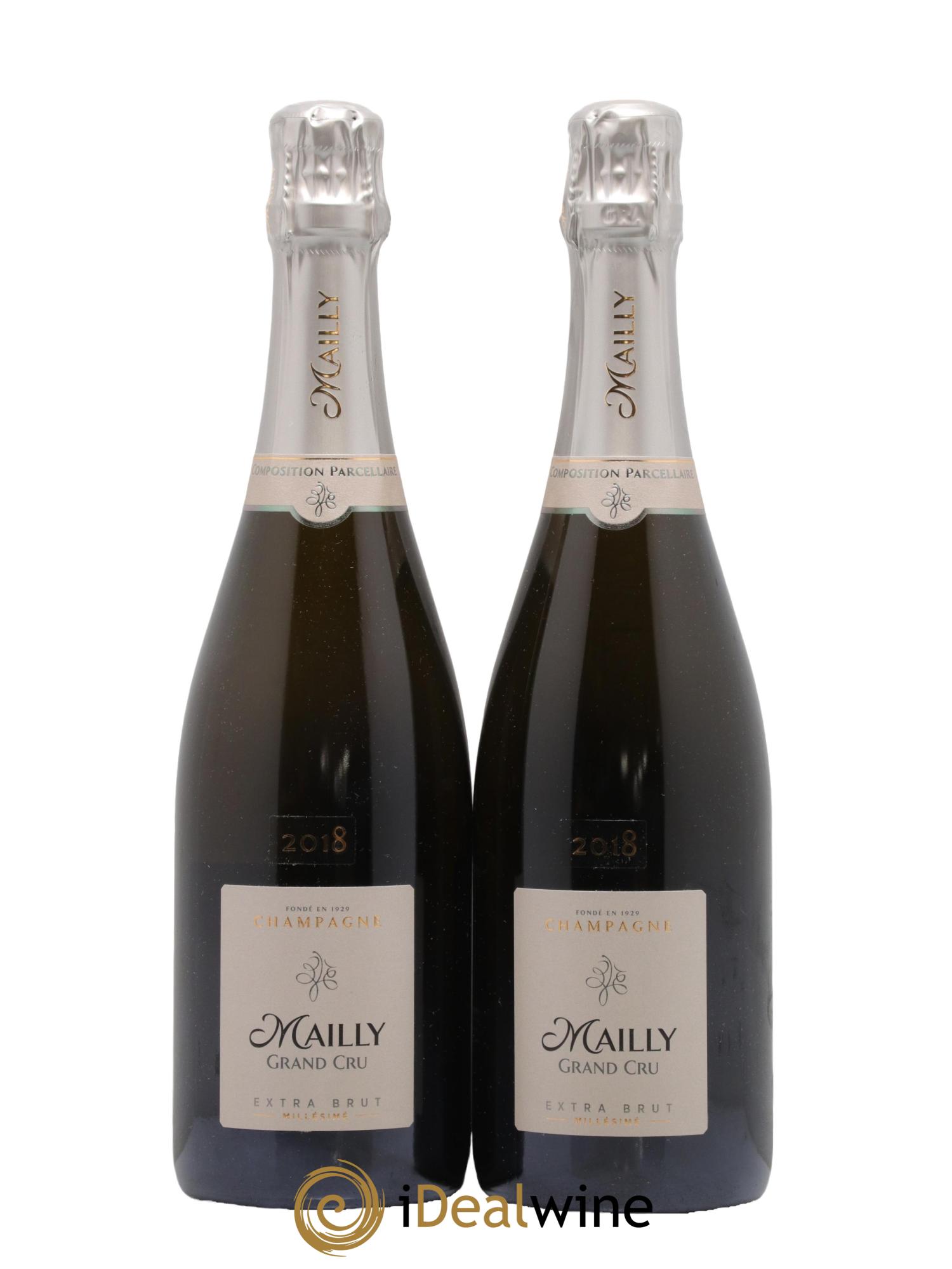 Champagne Extra Brut Mailly Grand Cru 2018 - Lot de 2 bouteilles - 0