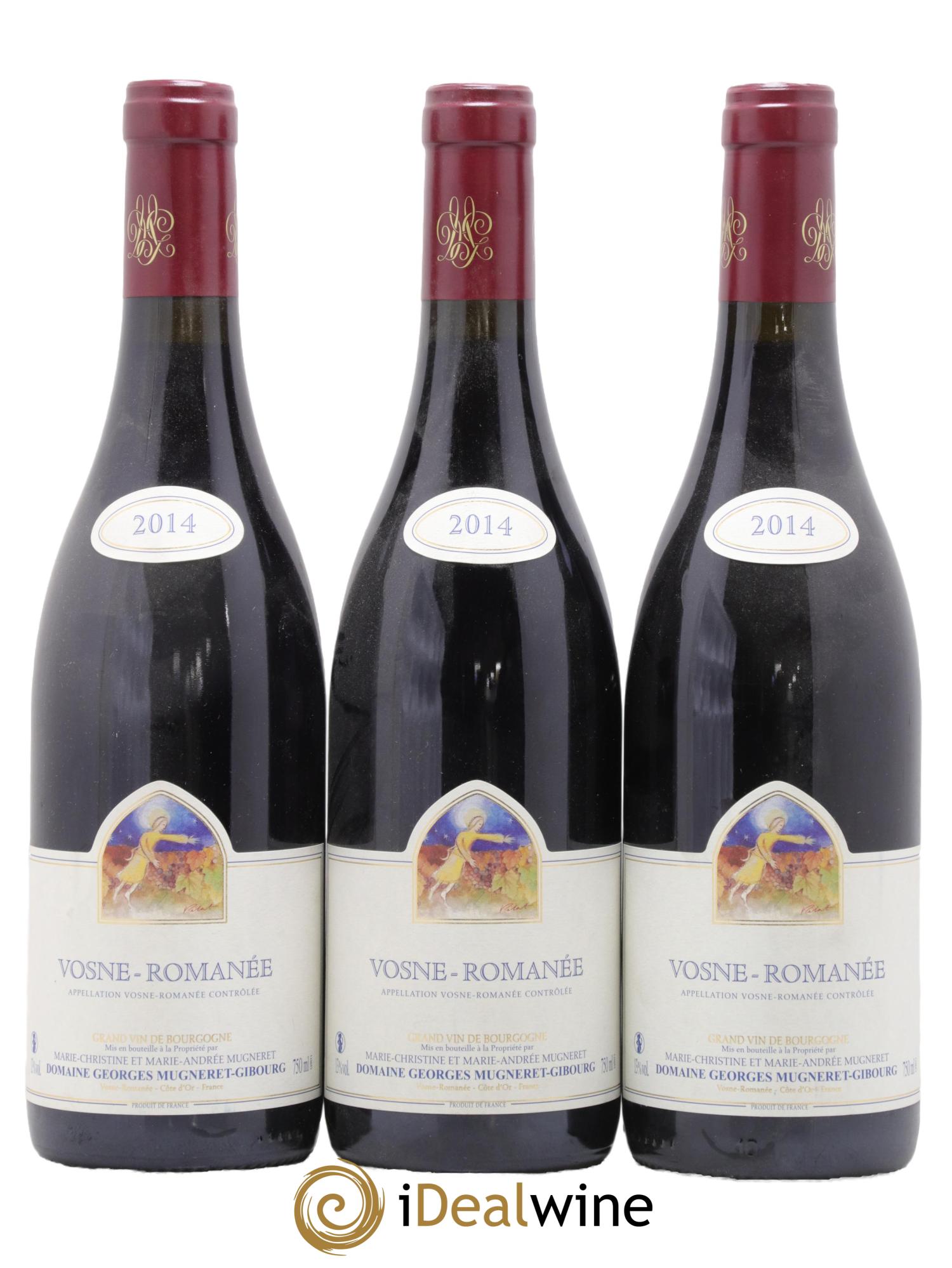 Vosne-Romanée Mugneret-Gibourg (Domaine) 2014 - Lot de 3 bouteilles - 0