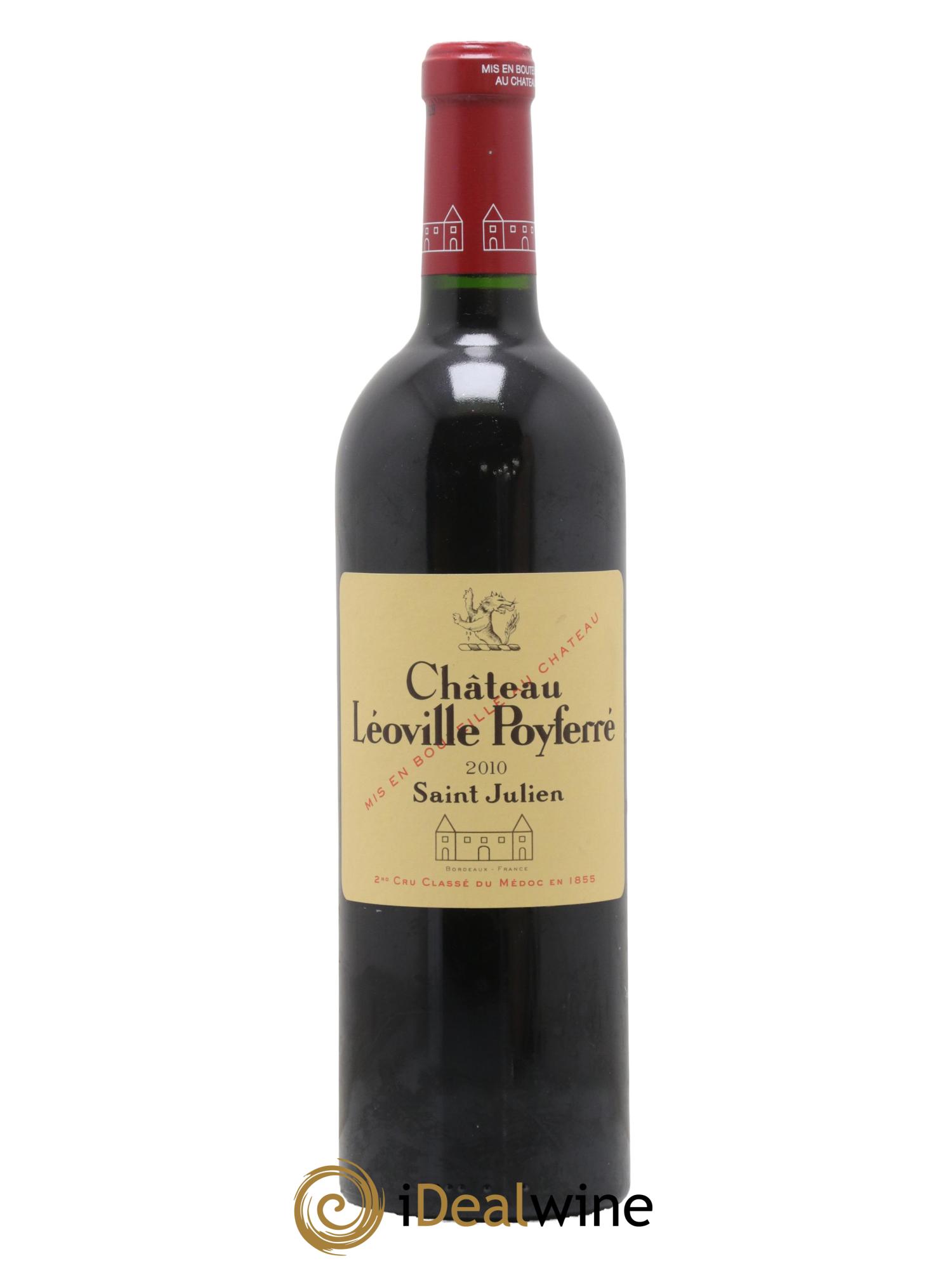 Château Léoville Poyferré 2ème Grand Cru Classé 2010 - Lot de 1 bouteille - 0