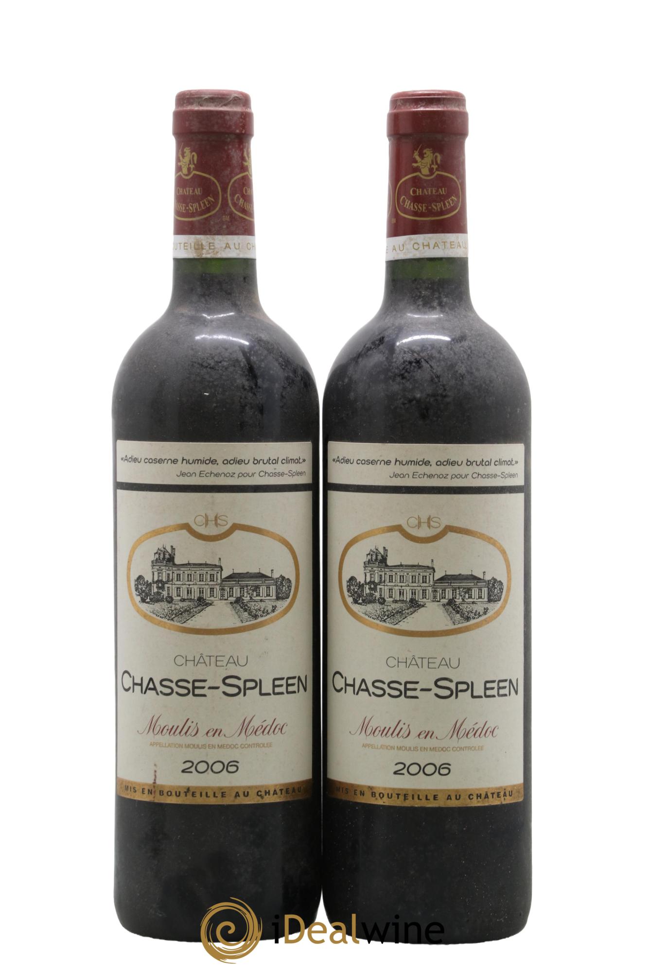 Château Chasse Spleen 2006 - Lot de 2 bouteilles - 0