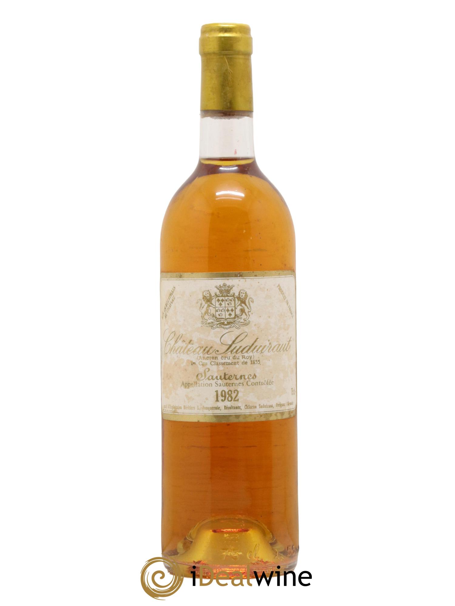 Château Suduiraut 1er Grand Cru Classé  1982 - Lot de 1 bouteille - 0