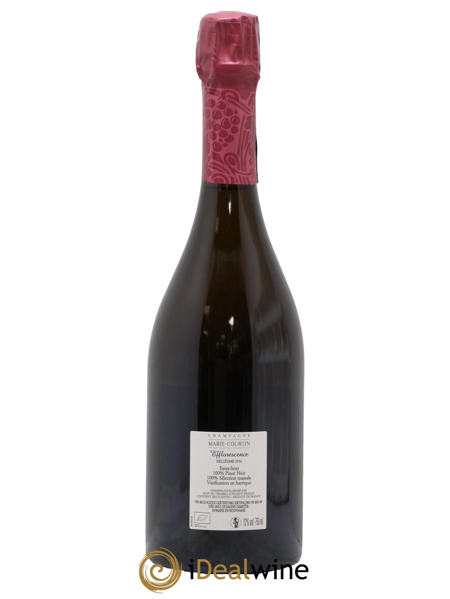 Efflorescence Extra-Brut Marie Courtin 2016 - Lot of 1 bottle - 1