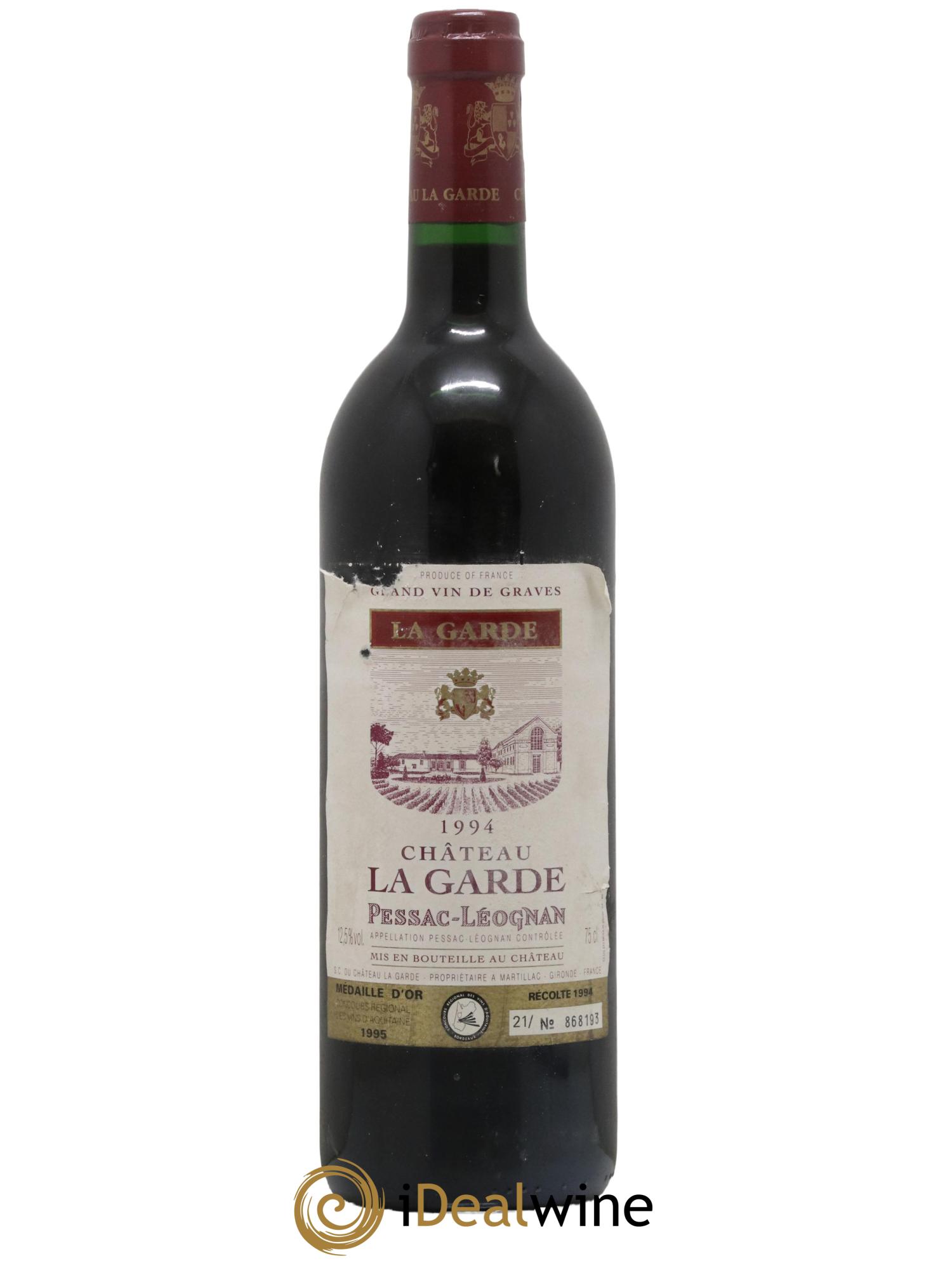 Château la Garde 1994 - Posten von 1 Flasche - 0