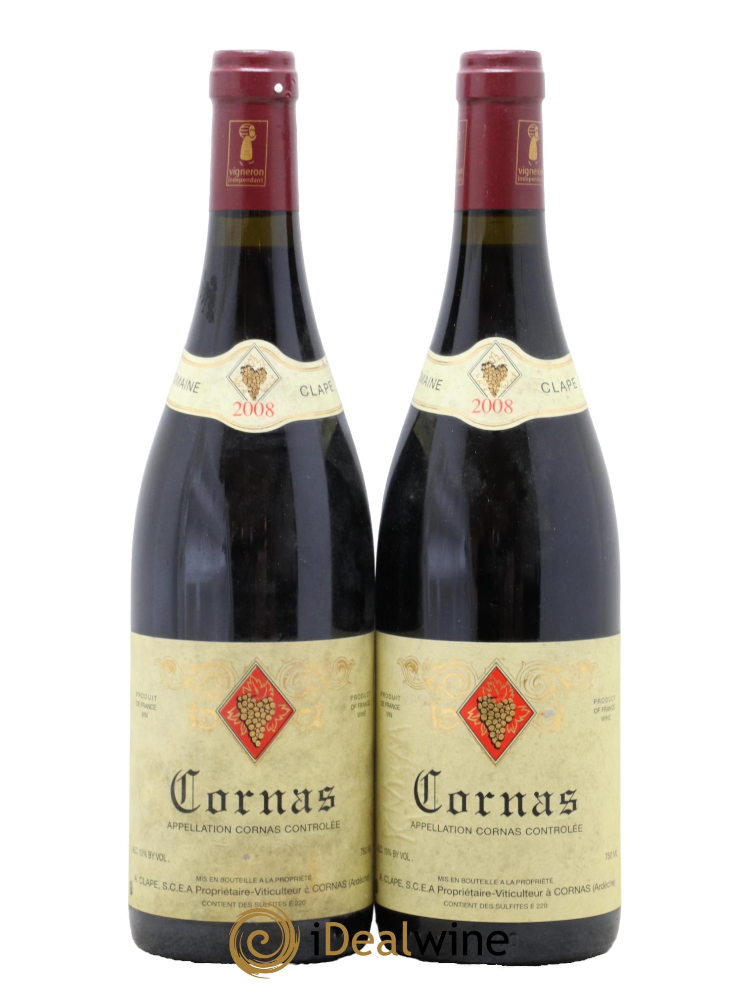 Cornas Auguste Clape 2008 - Posten von 2 Flaschen - 0