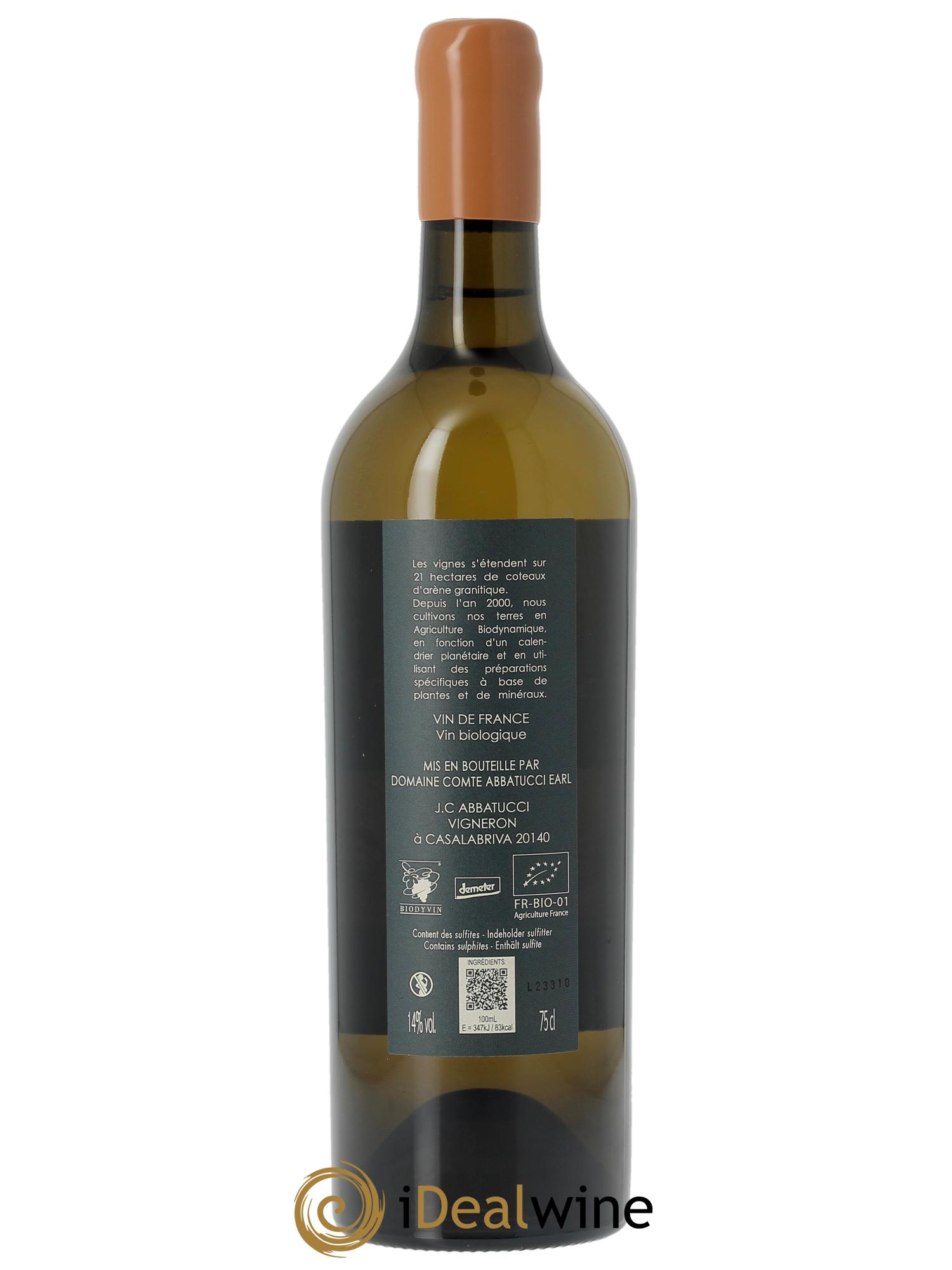 Vin de France Diplomate d'Empire Comte Abbatucci (Domaine)  2023 - Posten von 1 Flasche - 1