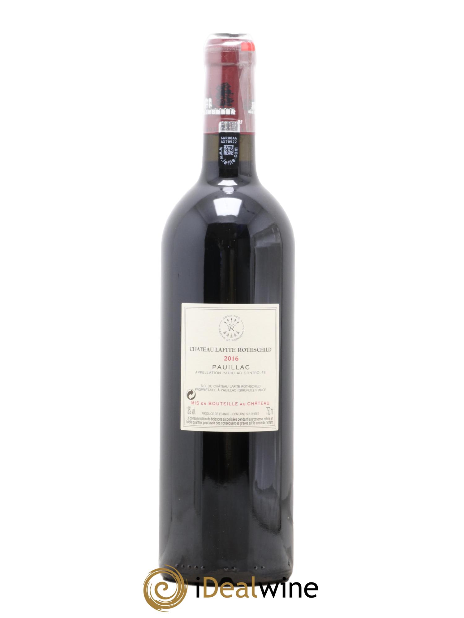 Château Lafite Rothschild 1er Grand Cru Classé 2016 - Lotto di 1 bottiglia - 1