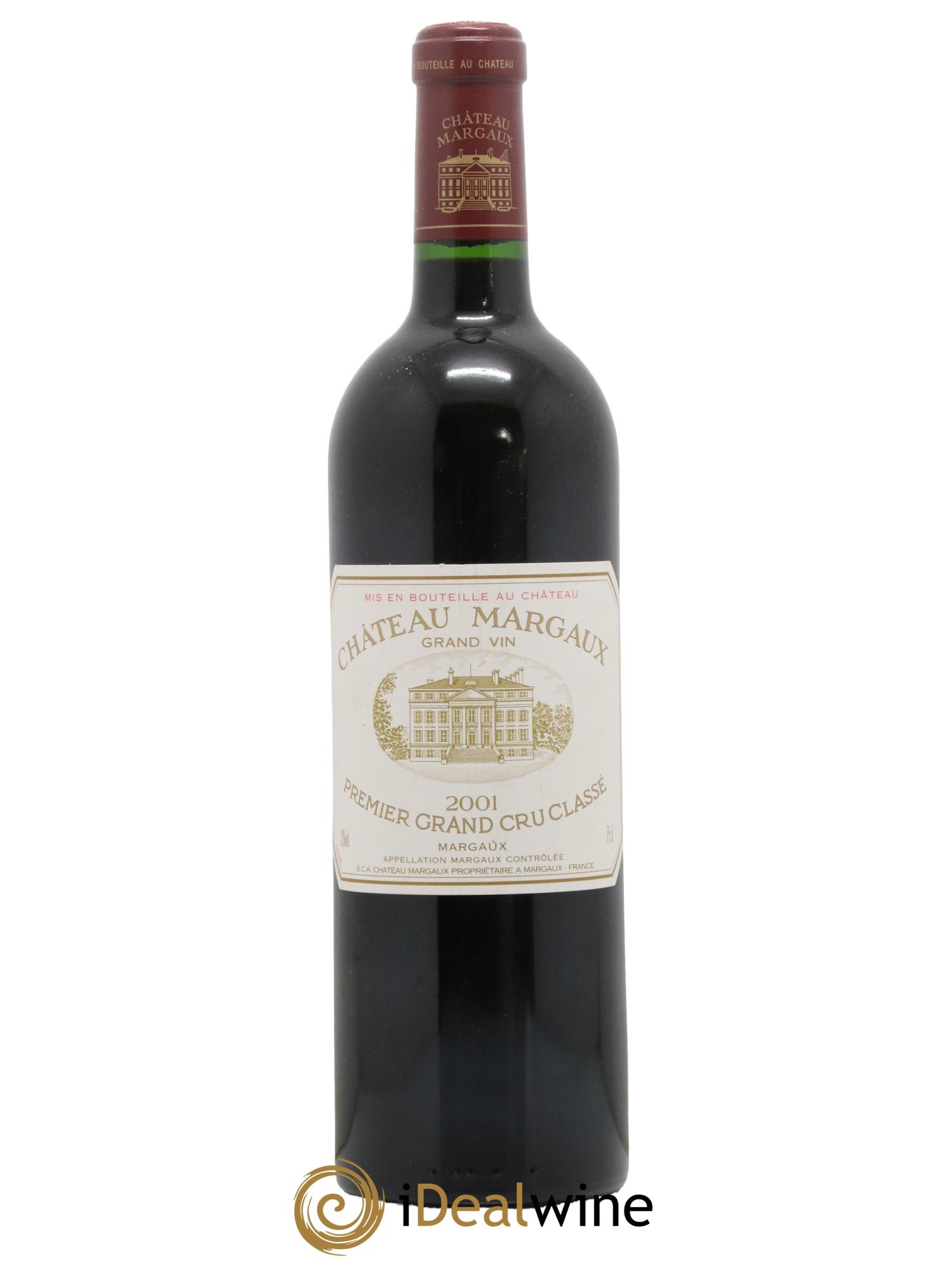 Château Margaux 1er Grand Cru Classé 2001 - Lot de 1 bouteille - 0
