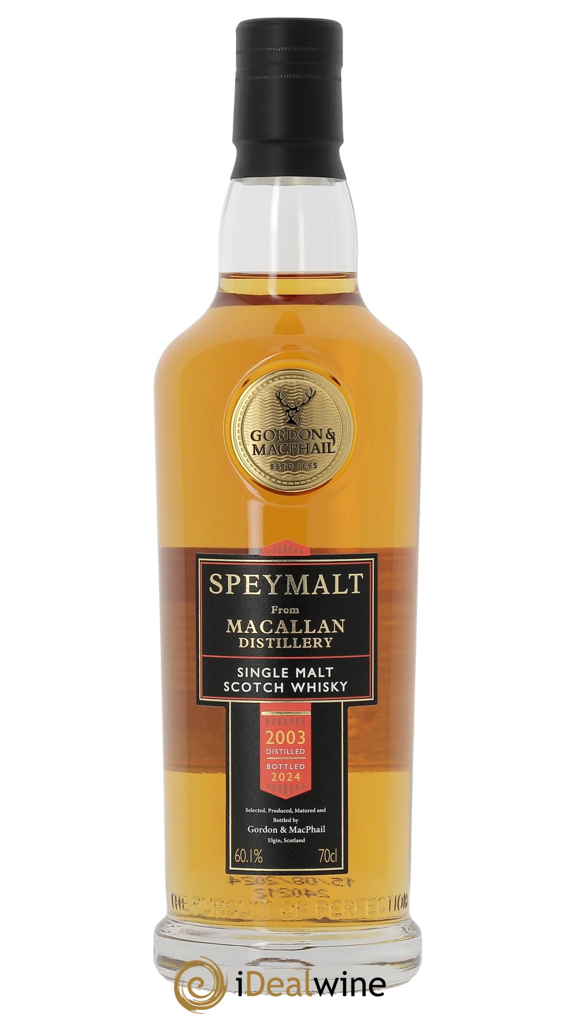 Whisky Gordon & Macphail Speymalt from Macallan 20 ans 2003 1st fill Sherry Butt  - Posten von 1 Flasche - 1
