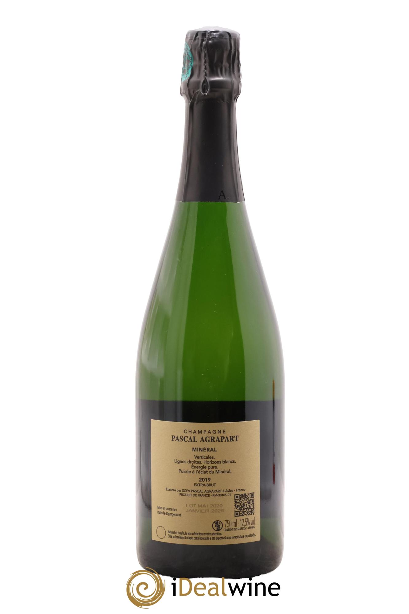 Minéral Blanc de Blancs  Extra-Brut Agrapart & Fils 2019 - Lot de 1 bouteille - 1