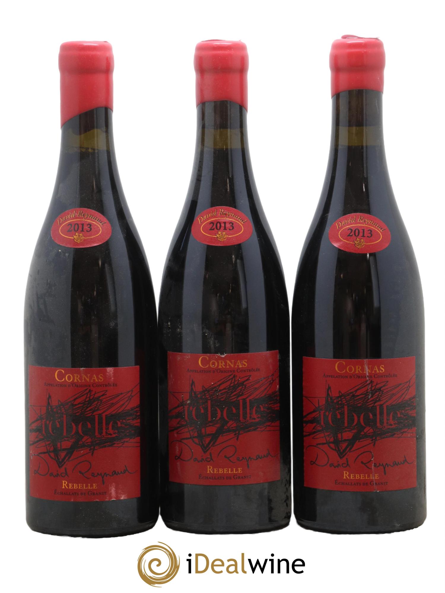 Cornas Rebelle David Reynaud 2013 - Posten von 3 Flaschen - 0