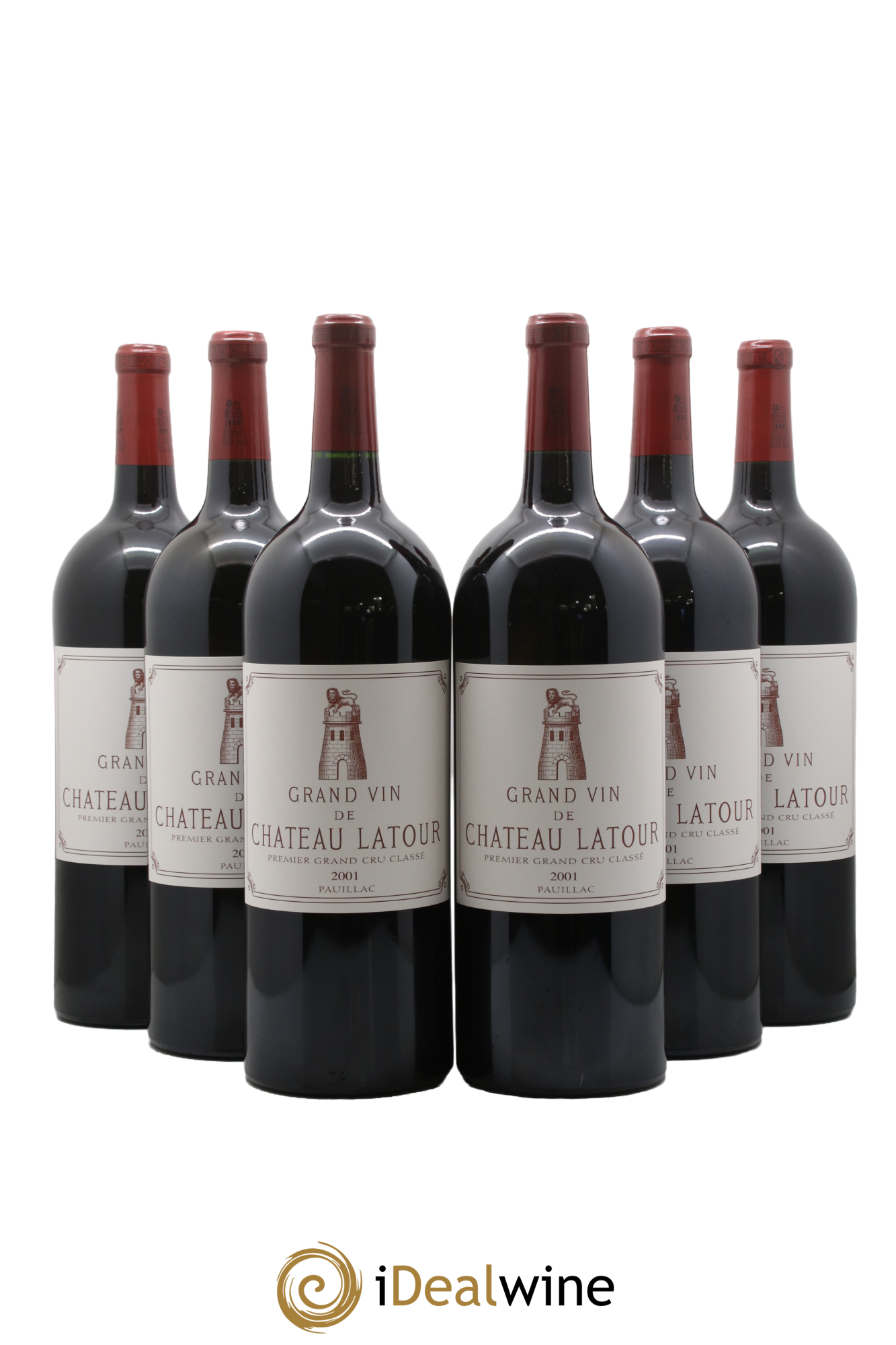 Château Latour 1er Grand Cru Classé 2001 - Lot de 6 magnums - 0