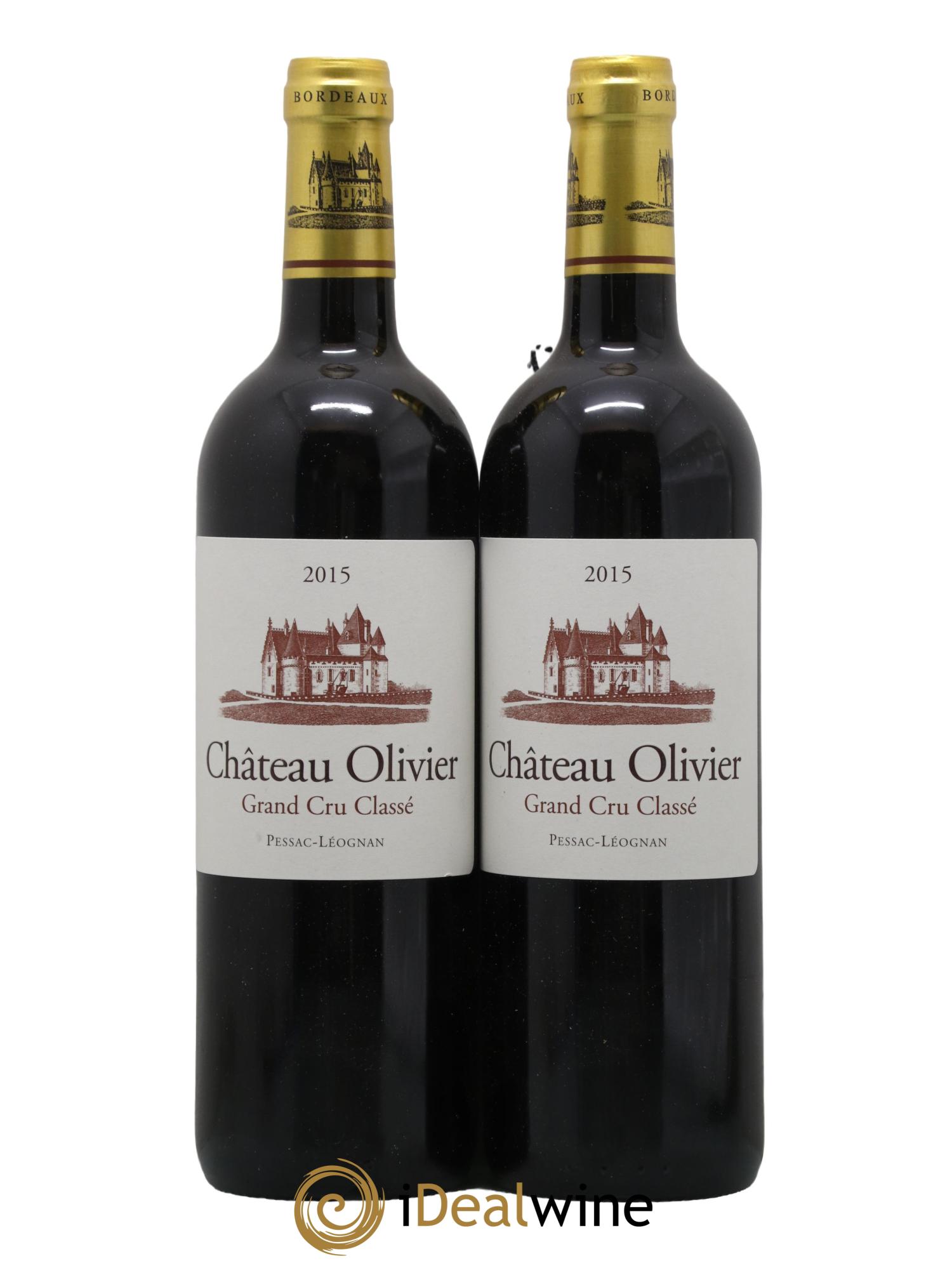 Château Olivier Cru Classé de Graves 2015 - Lot de 2 bouteilles - 0