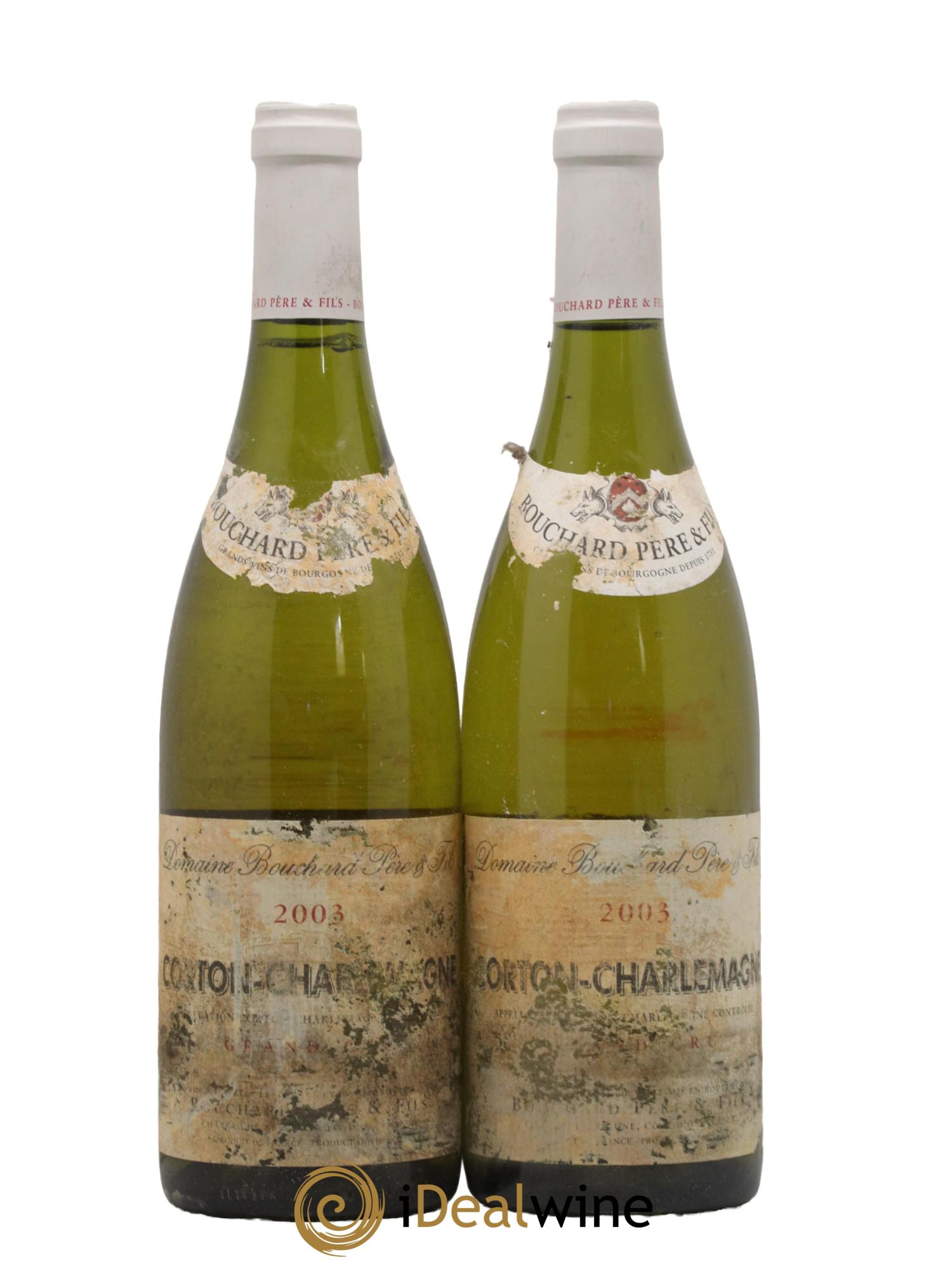 Corton-Charlemagne Grand Cru Bouchard Père & Fils 2003 - Posten von 2 Flaschen - 0