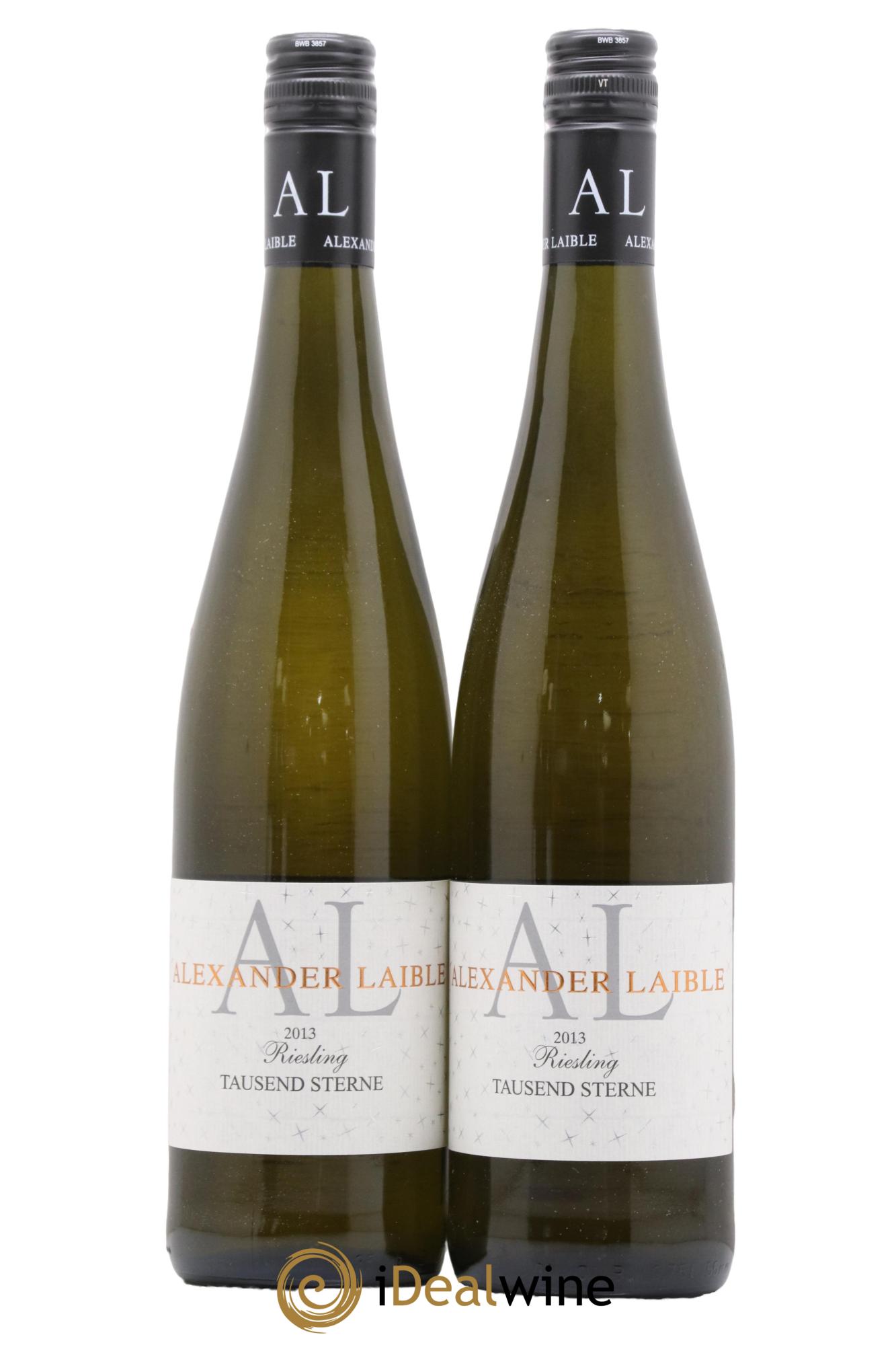 Allemagne Pays de Bade Riesling Trocken Tausend Sterne Alexander Laible 2013 - Posten von 2 Flaschen - 0