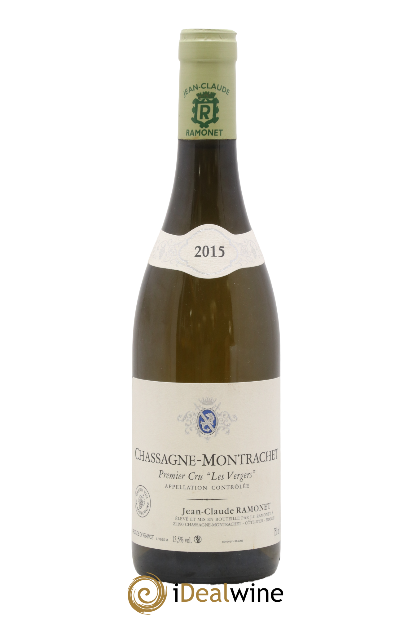 Chassagne-Montrachet 1er Cru Les Vergers Ramonet (Domaine) 2015 - Lot de 1 bouteille - 0