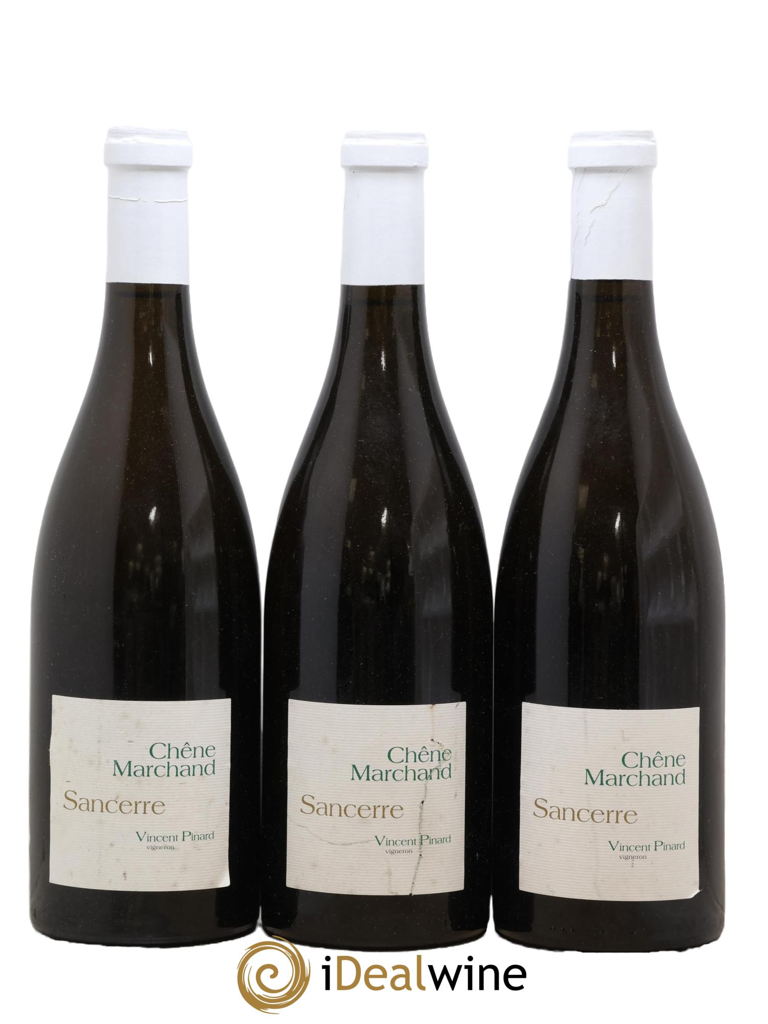 Sancerre Chêne Marchand Vincent Pinard 2010 - Posten von 3 Flaschen - 0