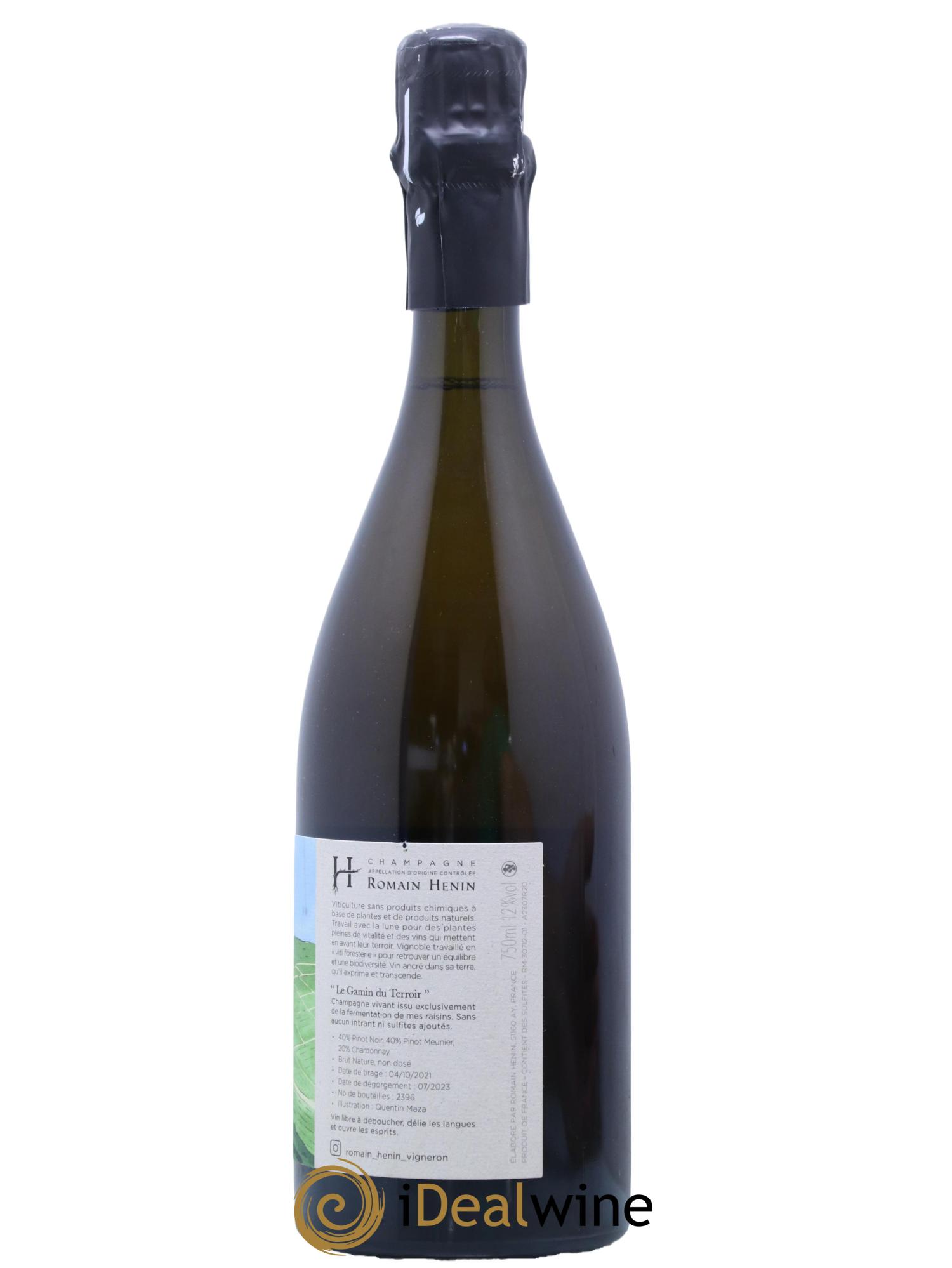 Gamin du Terroir Romain Henin - Lot de 1 bouteille - 1