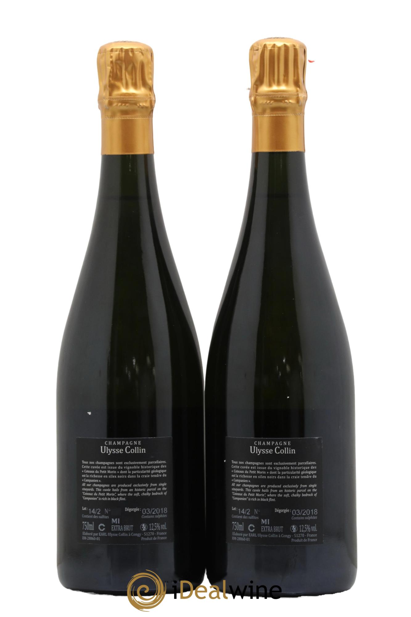 Les Pierrières Blancs de Blancs Extra-Brut Ulysse Collin - Lotto di 2 bottiglie - 1