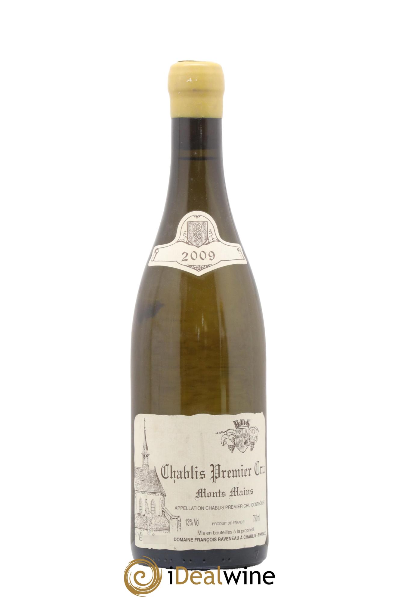 Chablis 1er Cru Monts Mains Raveneau (Domaine) 2009 - Lotto di 1 bottiglia - 0