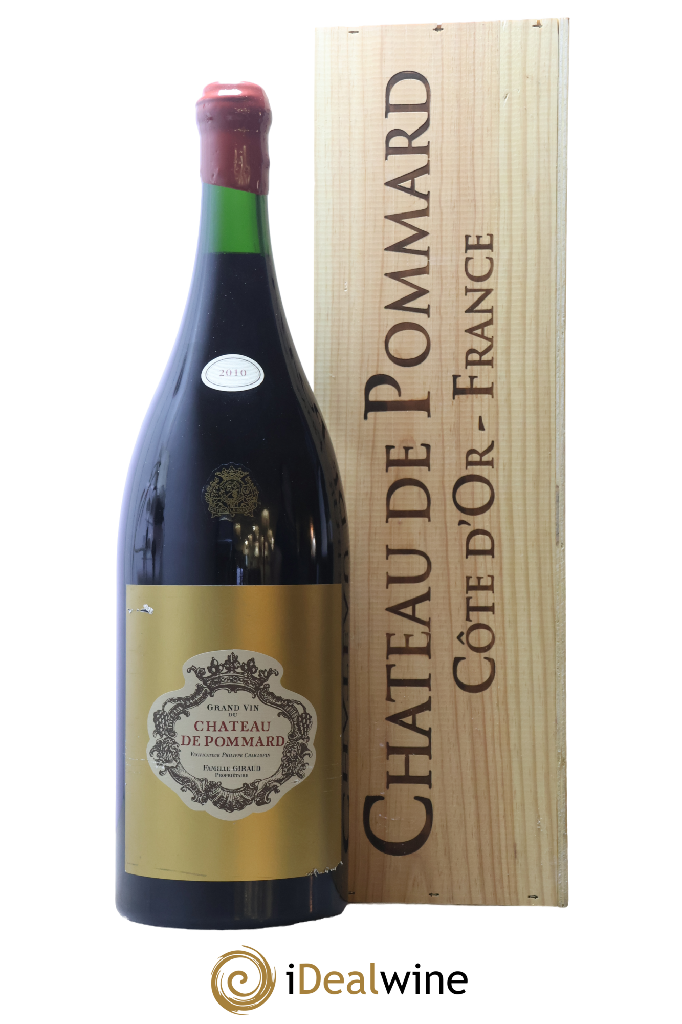 Pommard Château de Pommard 2010 - Lot de 1 double magnum - 0