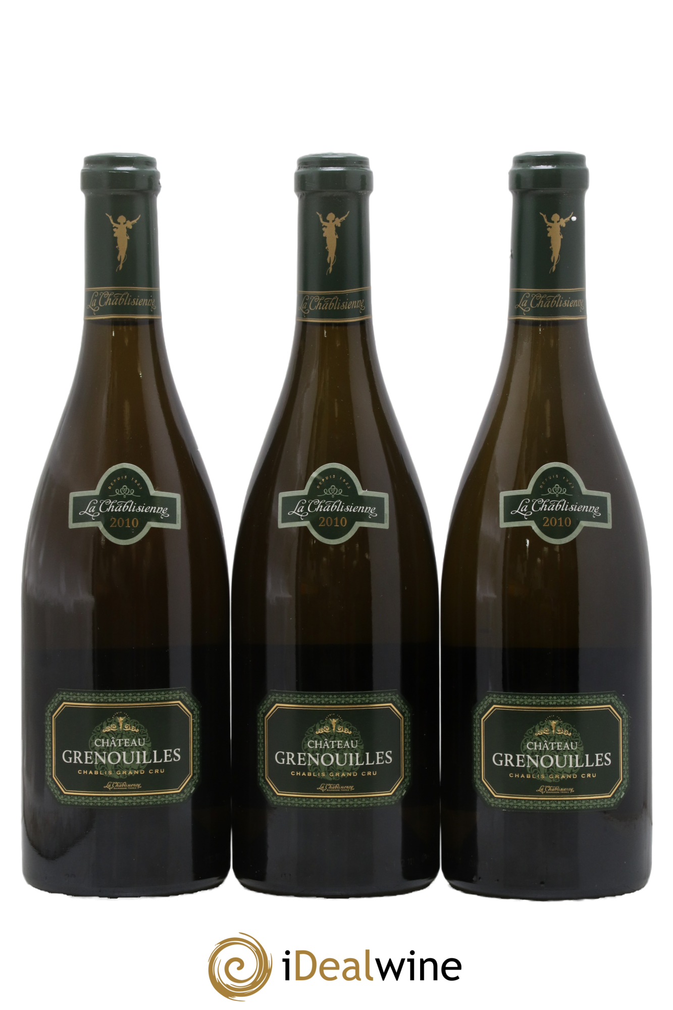 Chablis Grand Cru Grenouilles Château Grenouille - La Chablisienne 2010 - Lot de 3 bouteilles - 0