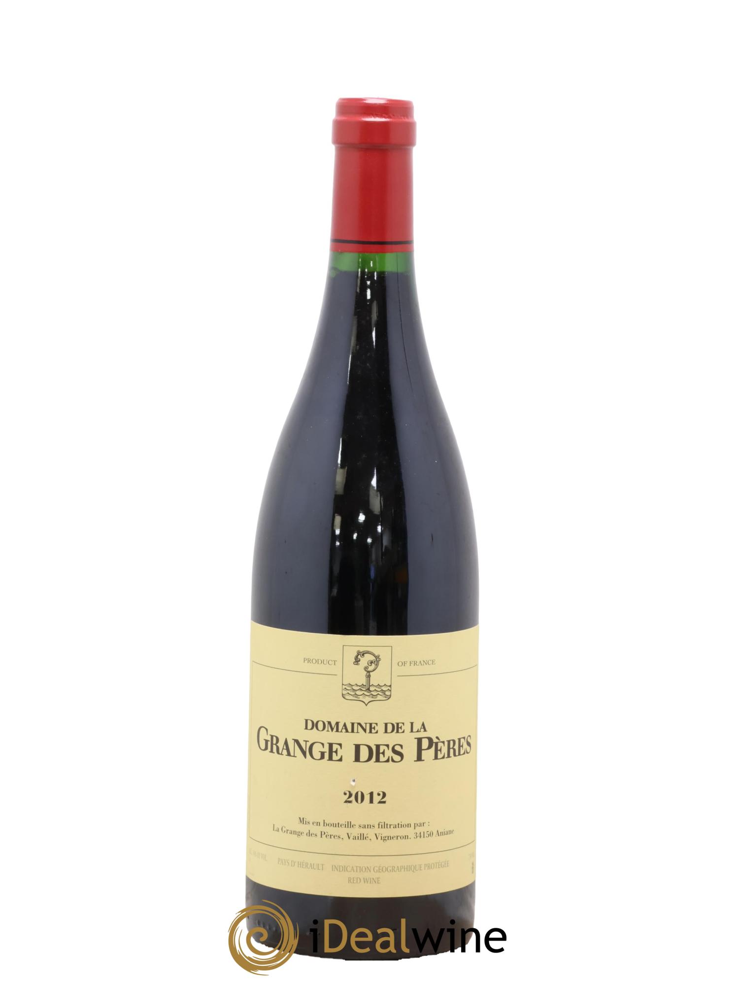 IGP Pays d'Hérault Grange des Pères Laurent Vaillé 2012 - Posten von 1 Flasche - 0