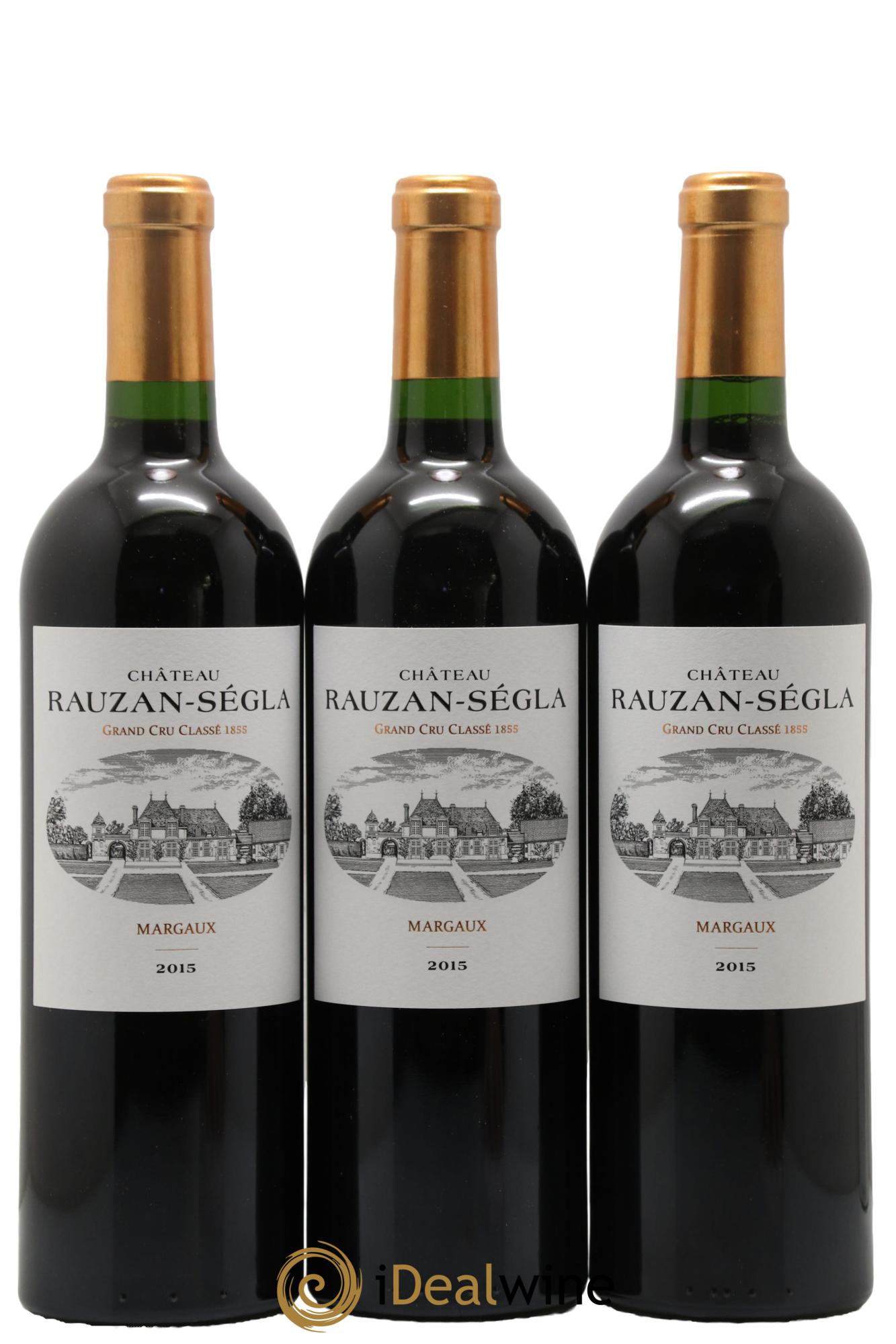 Château Rauzan Ségla Grand Cru Classé 2015 - Lot of 3 bottles - 0