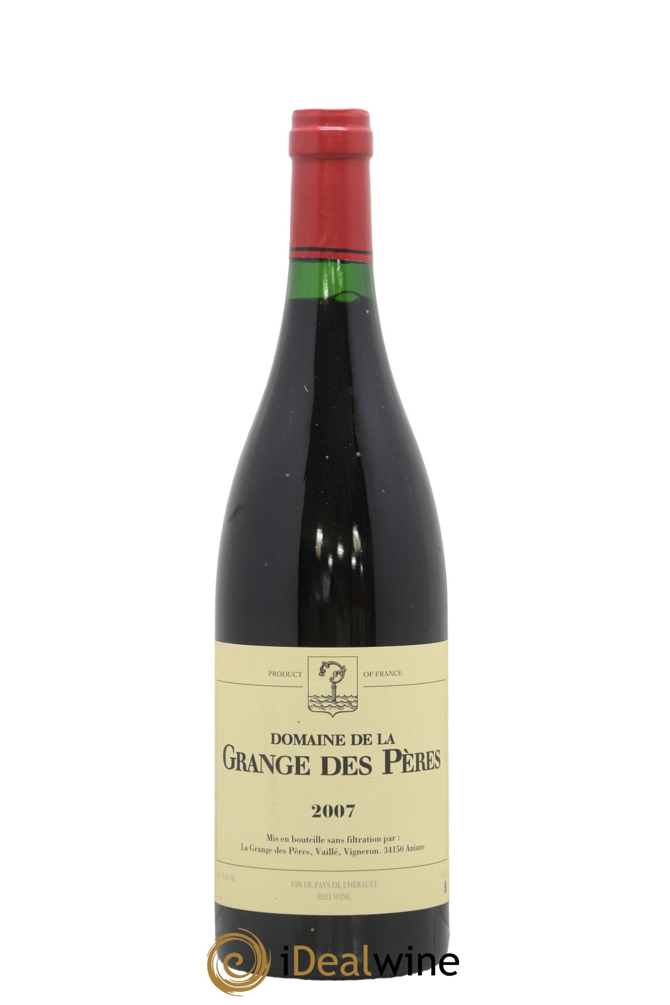 IGP Pays d'Hérault Grange des Pères Laurent Vaillé 2007 - Posten von 1 Flasche - 0