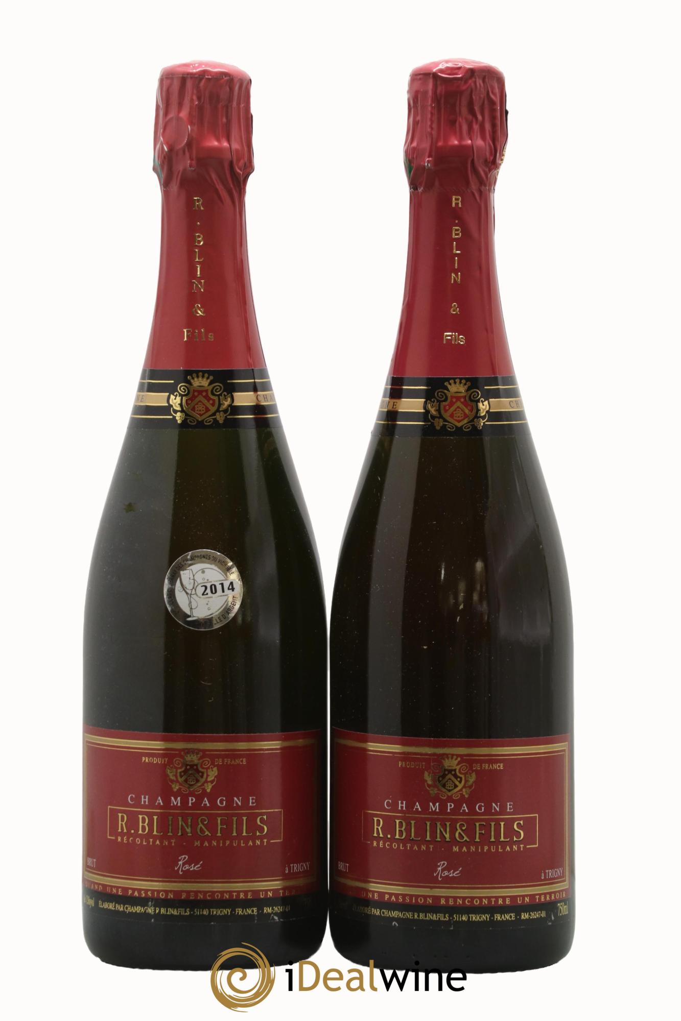 Champagne - Blin & Fils - Posten von 2 Flaschen - 0