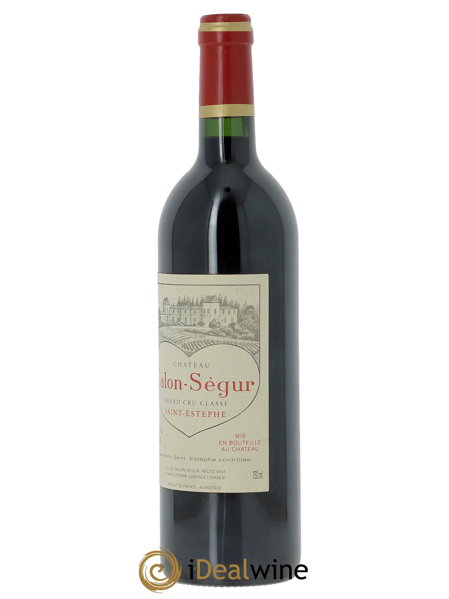 Château Calon Ségur 3ème Grand Cru Classé  2001 - Lot de 1 bouteille - 1