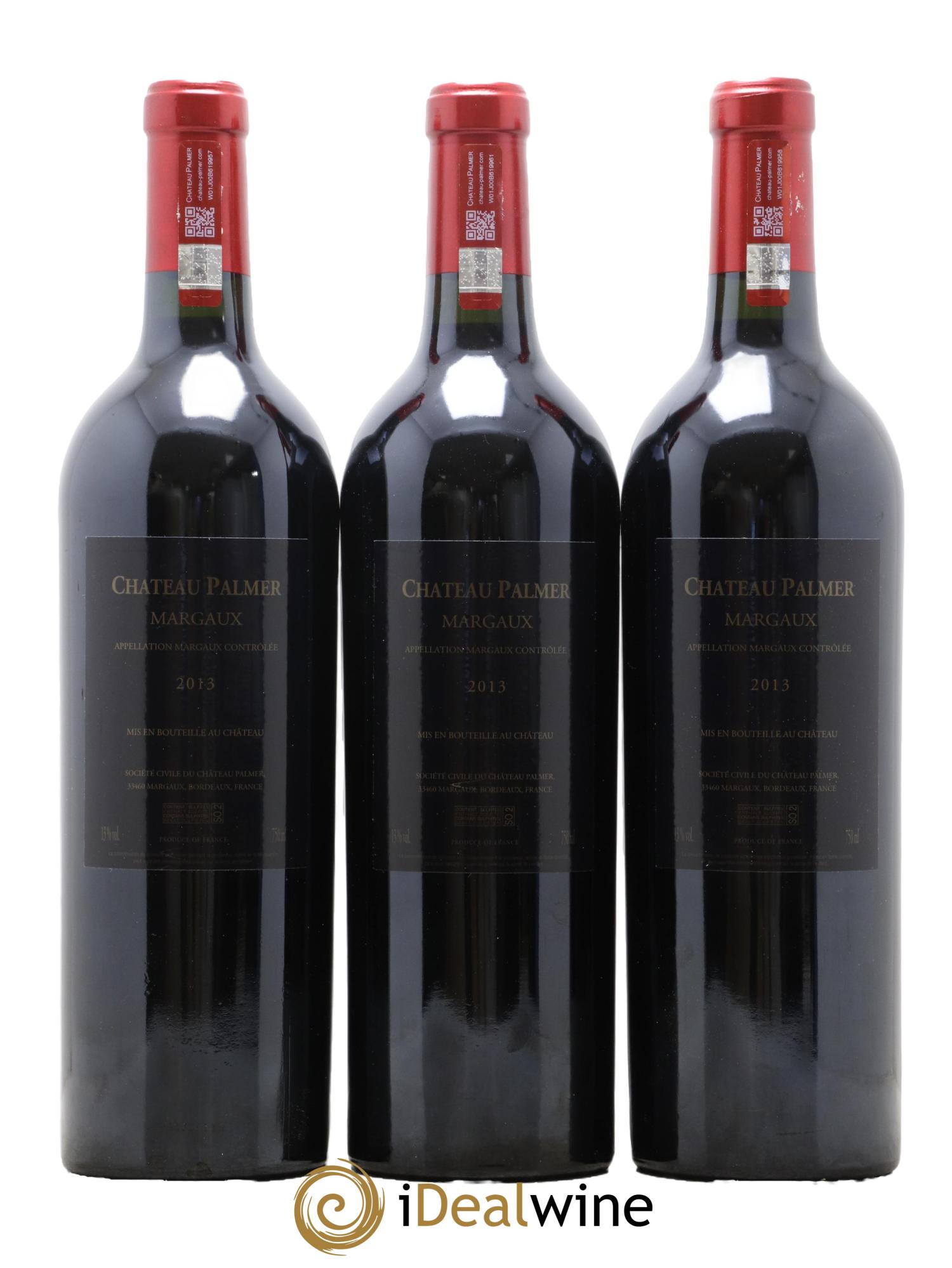 Château Palmer 3ème Grand Cru Classé 2013 - Lot de 6 bouteilles - 5