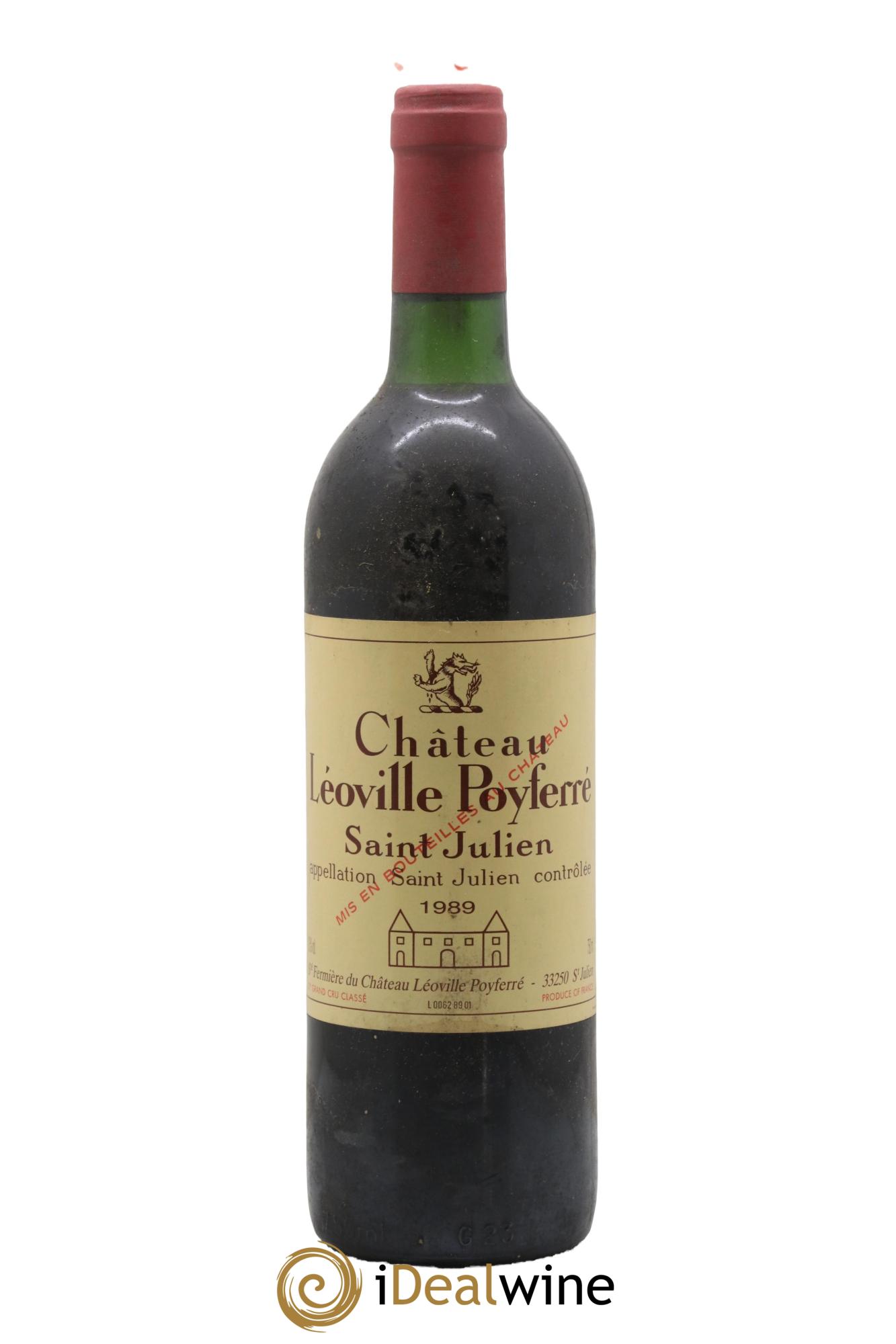 Château Léoville Poyferré 2ème Grand Cru Classé 1989 - Lotto di 1 bottiglia - 0