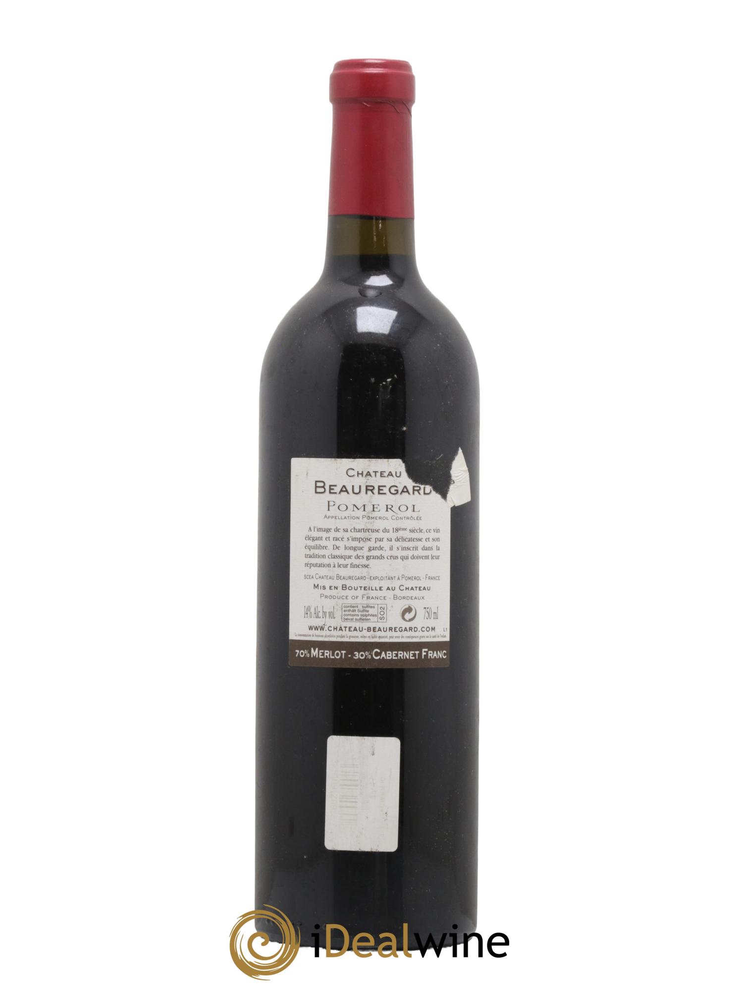 Château Beauregard  2010 - Lot de 1 bouteille - 1