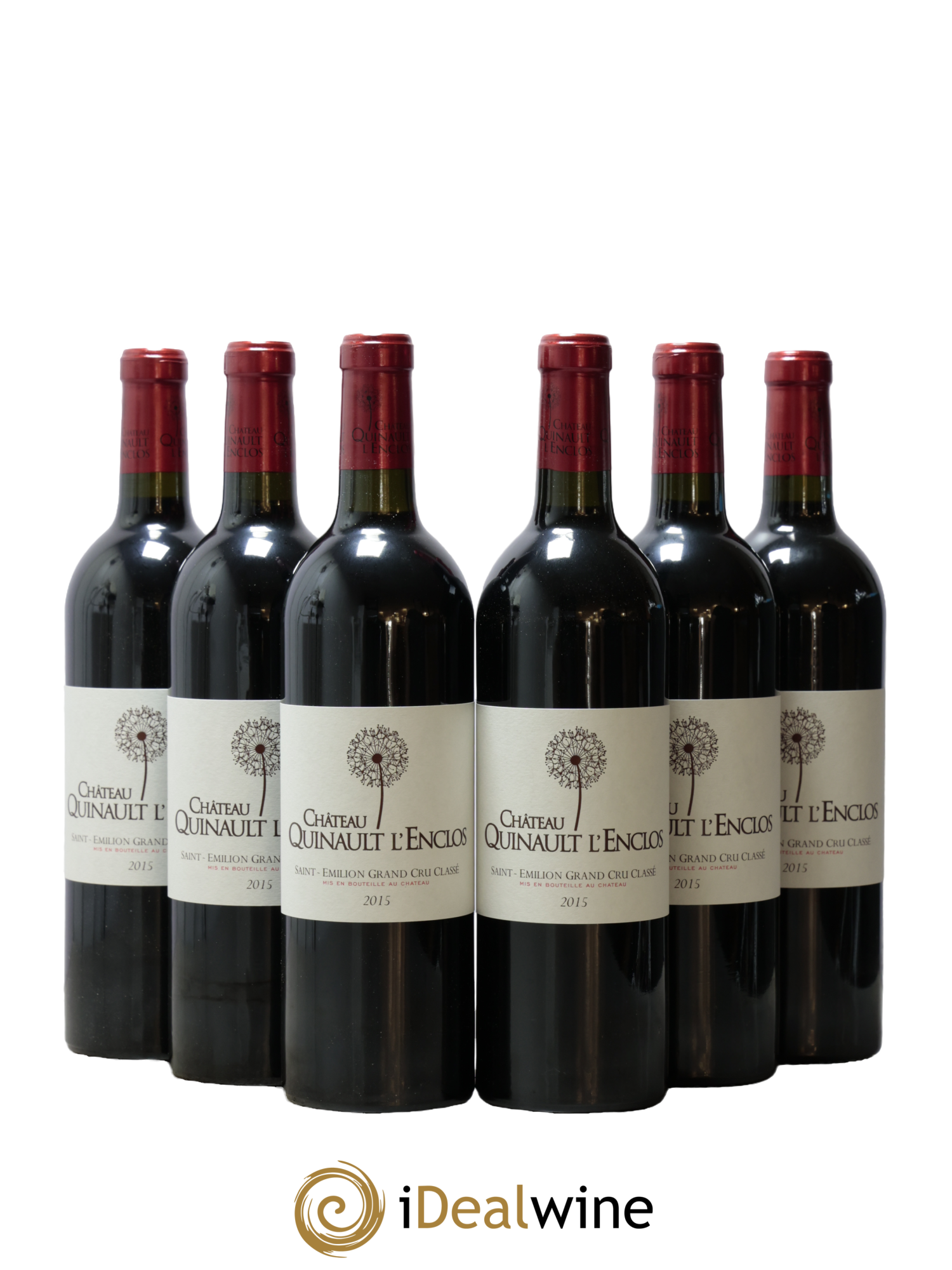 Château Quinault L'Enclos 2015 - Lotto di 6 bottiglie - 0