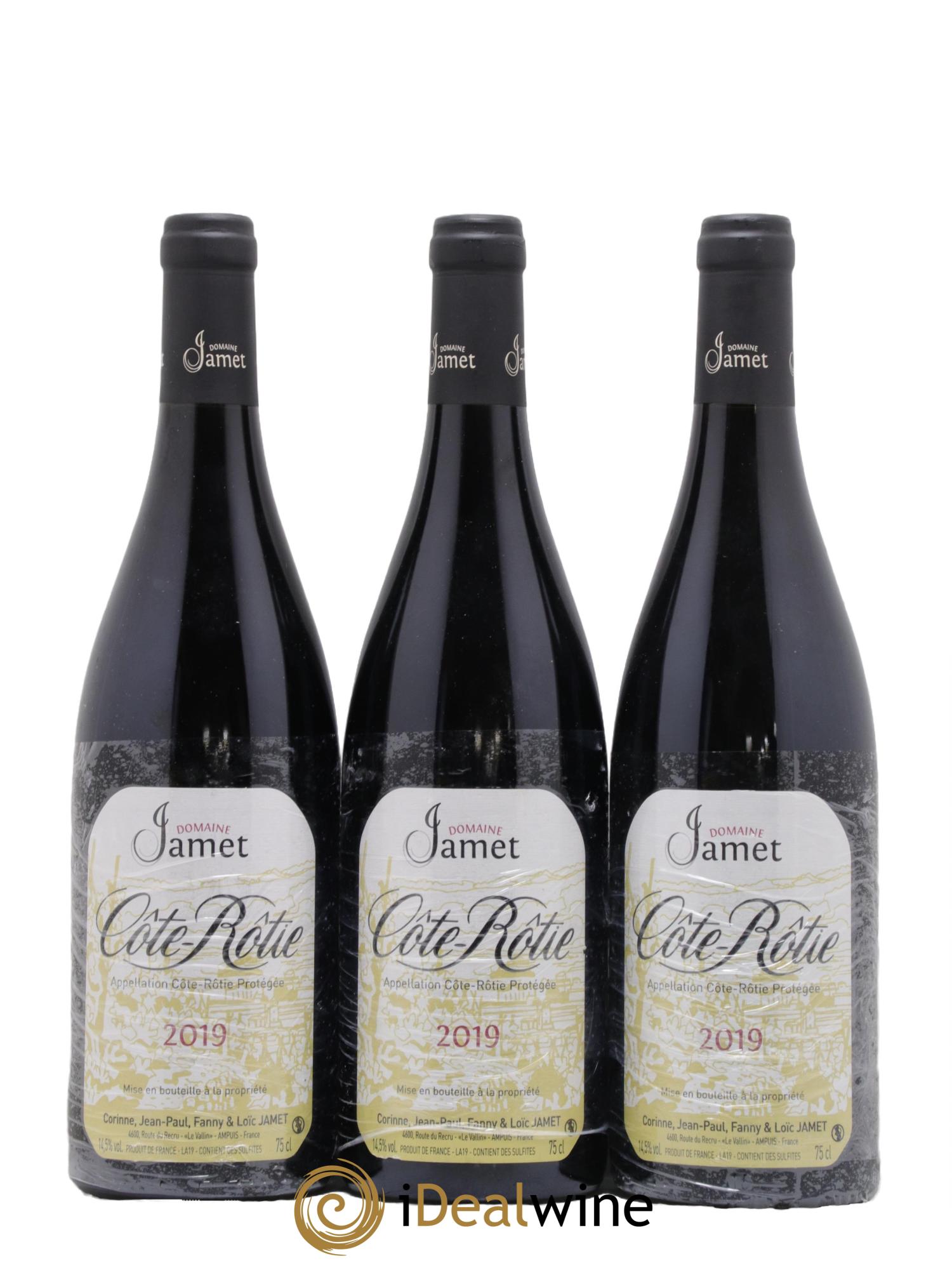 Côte-Rôtie Jamet (Domaine) 2019 - Lot de 3 bouteilles - 0