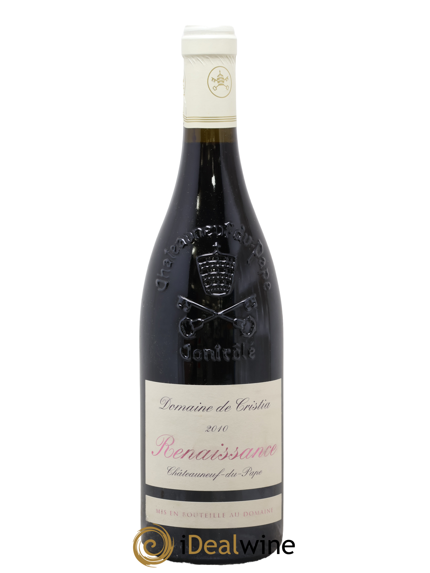 Châteauneuf-du-Pape Renaissance Domaine de Cristia 2010 - Lotto di 1 bottiglia - 0
