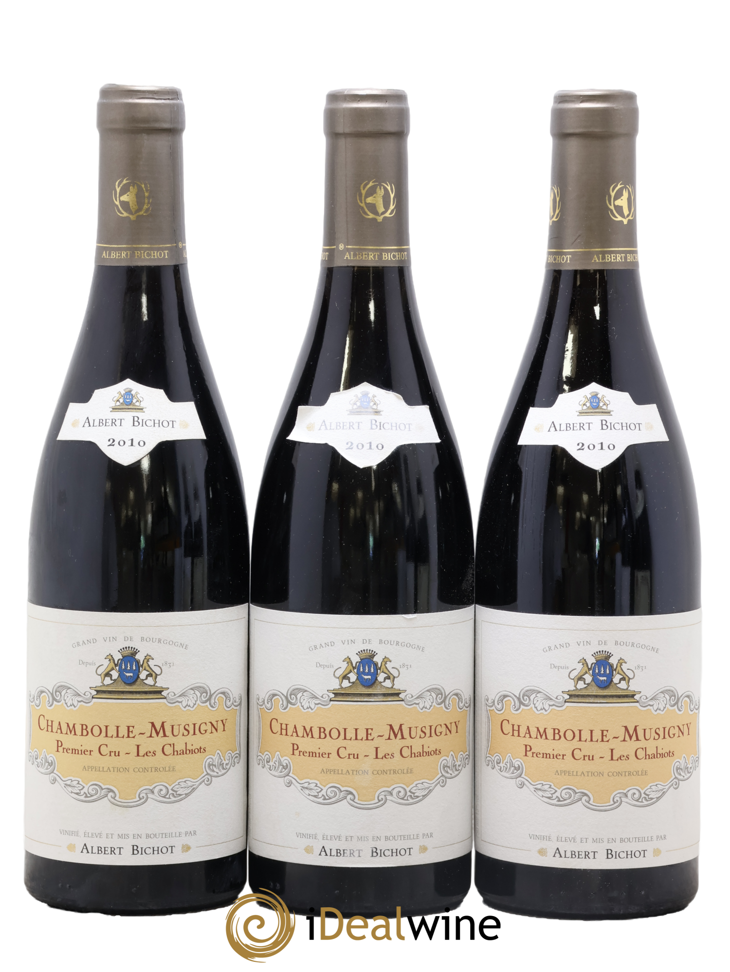 Chambolle-Musigny 1er Cru Les Chabiots Albert Bichot 2010 - Posten von 3 Flaschen - 0