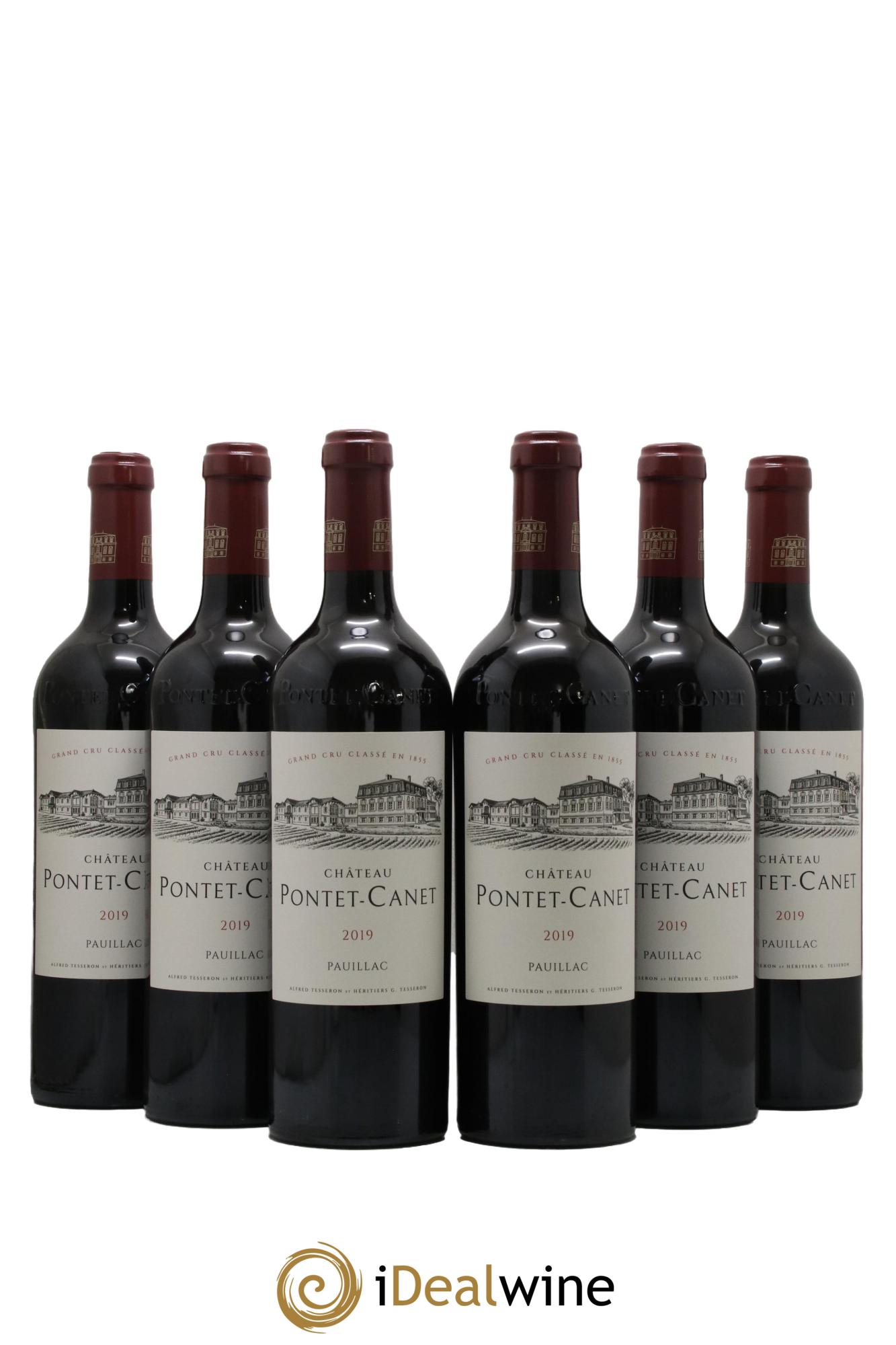 Château Pontet Canet 5ème Grand Cru Classé  2019 - Lotto di 6 bottiglie - 0