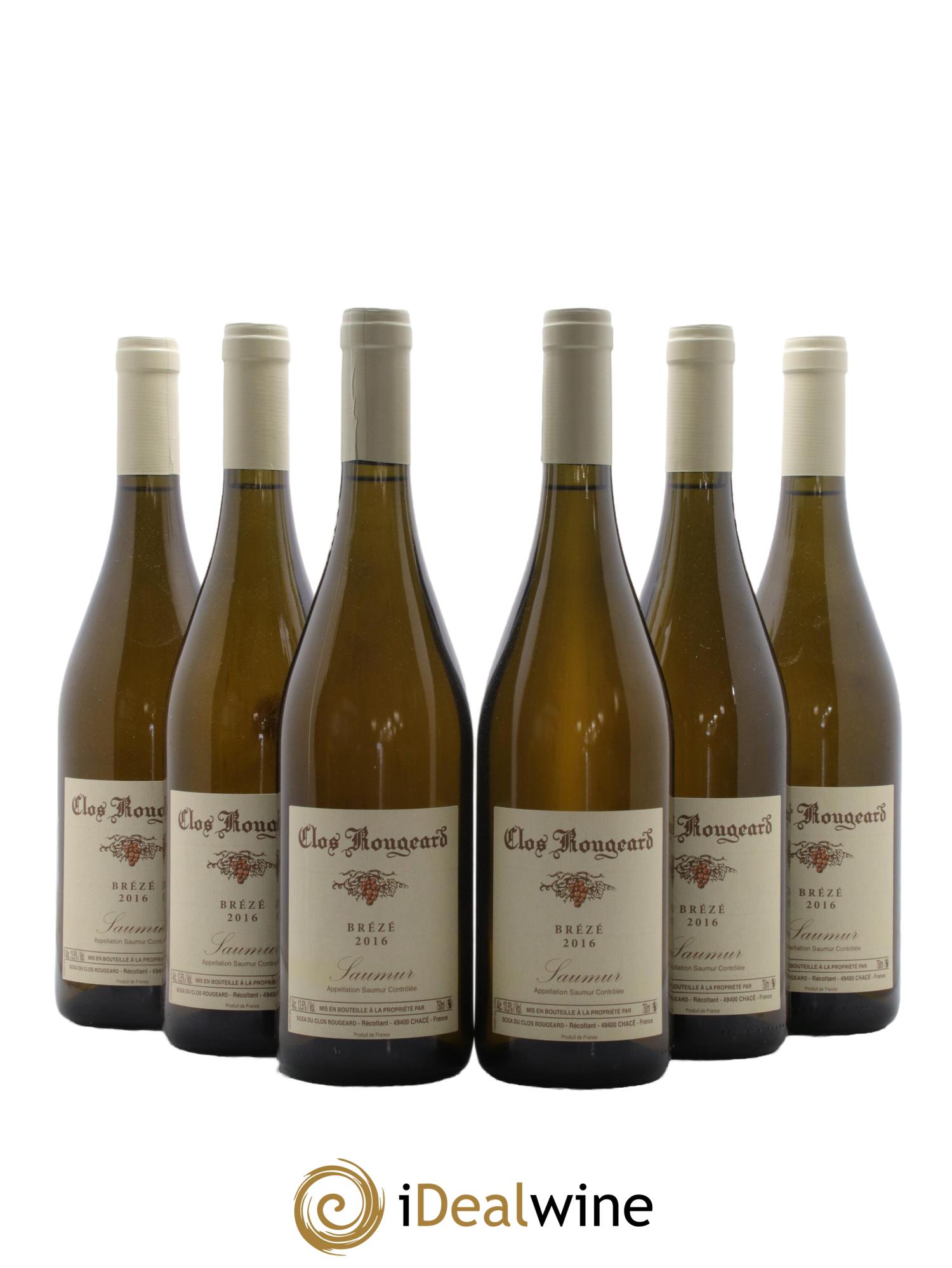 Saumur Brézé Clos Rougeard 2016 - Lot de 6 bouteilles - 0