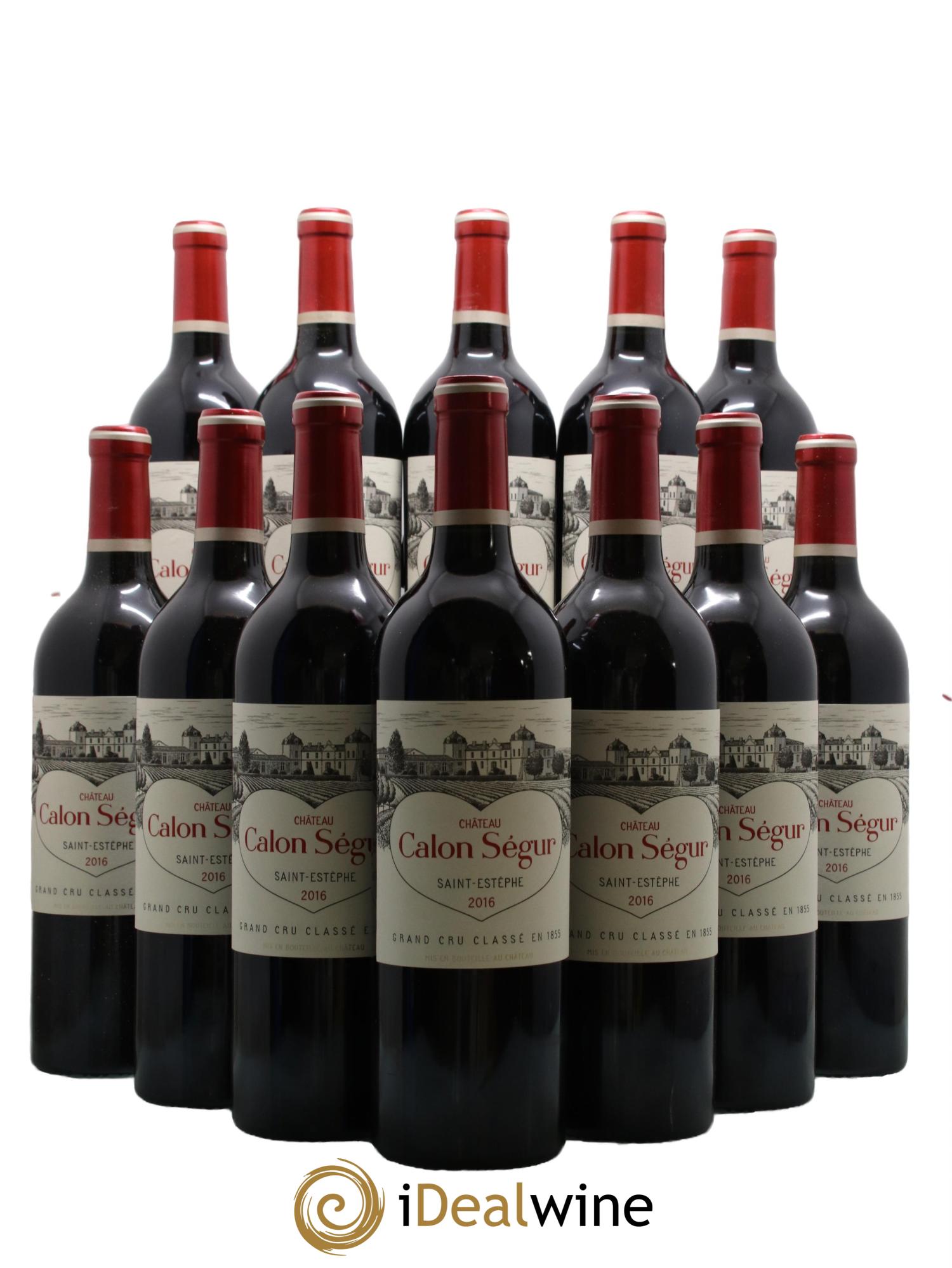 Château Calon Ségur 3ème Grand Cru Classé 2016 - Lot de 12 bouteilles - 0
