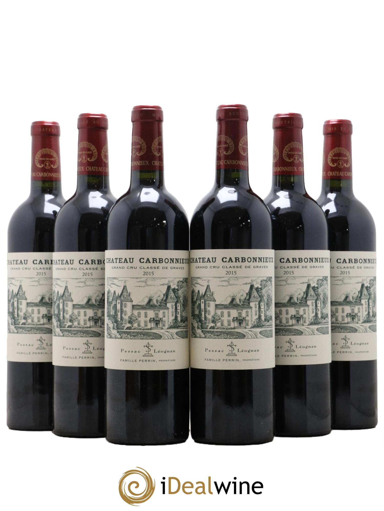 Château Carbonnieux Cru Classé de Graves 2015 - Lot de 6 bouteilles - 0