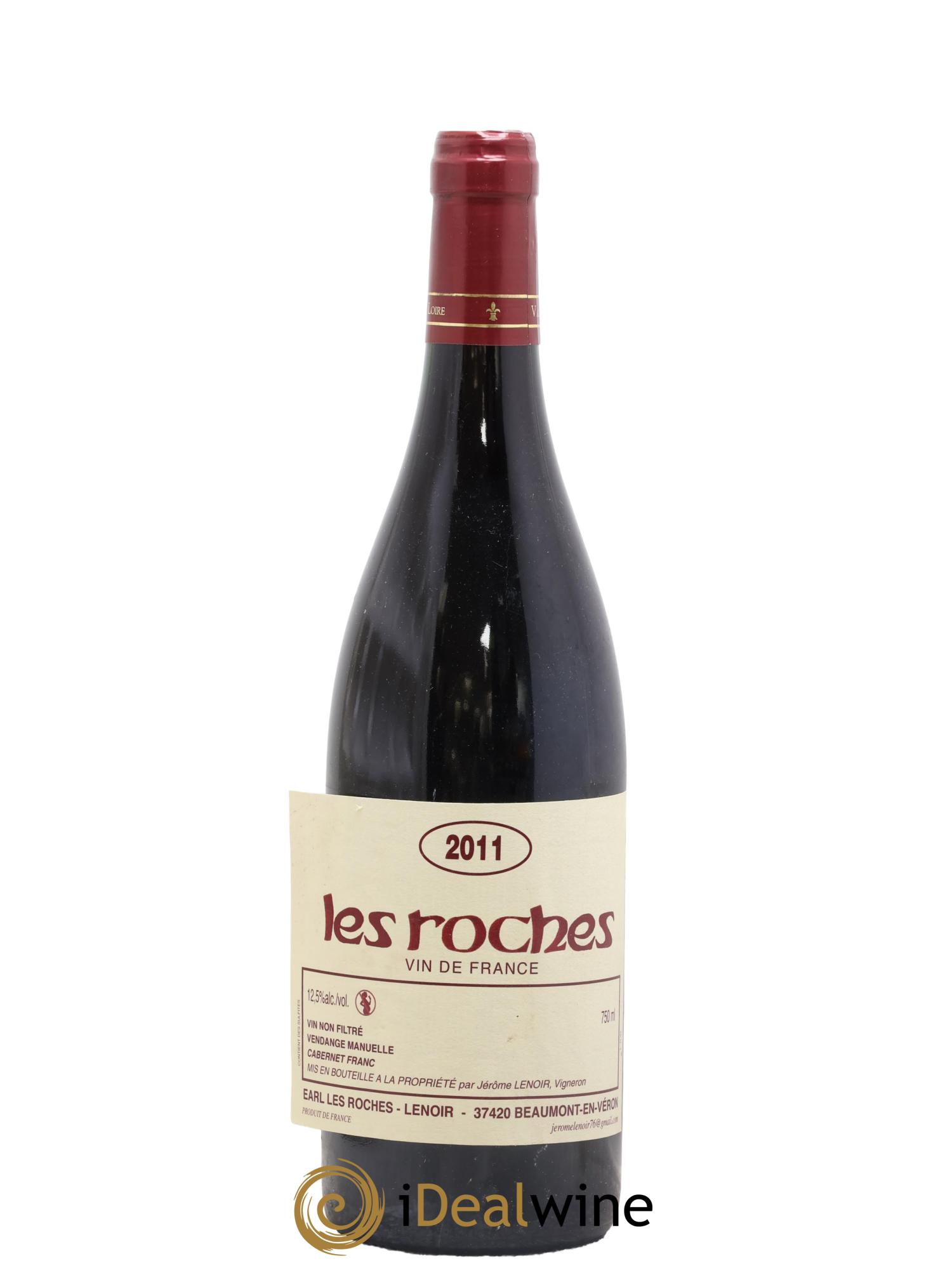 Vin de France Les Roches Lenoir (Domaine) 2011 - Lot de 1 bouteille - 0