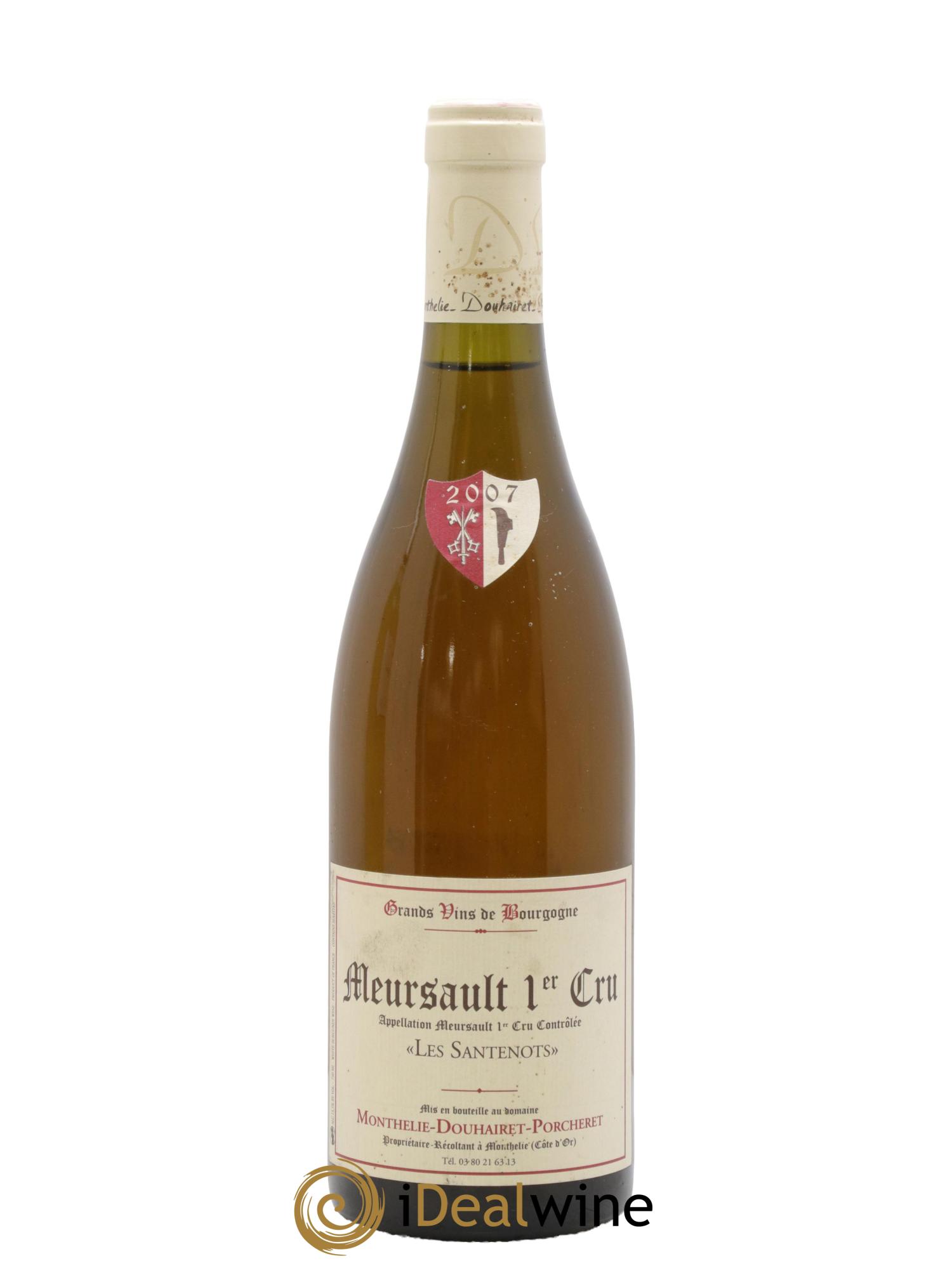 Meursault 1er Cru Les Santenots Monthelie-Douhairet-Procheret 2007 - Posten von 1 Flasche - 0