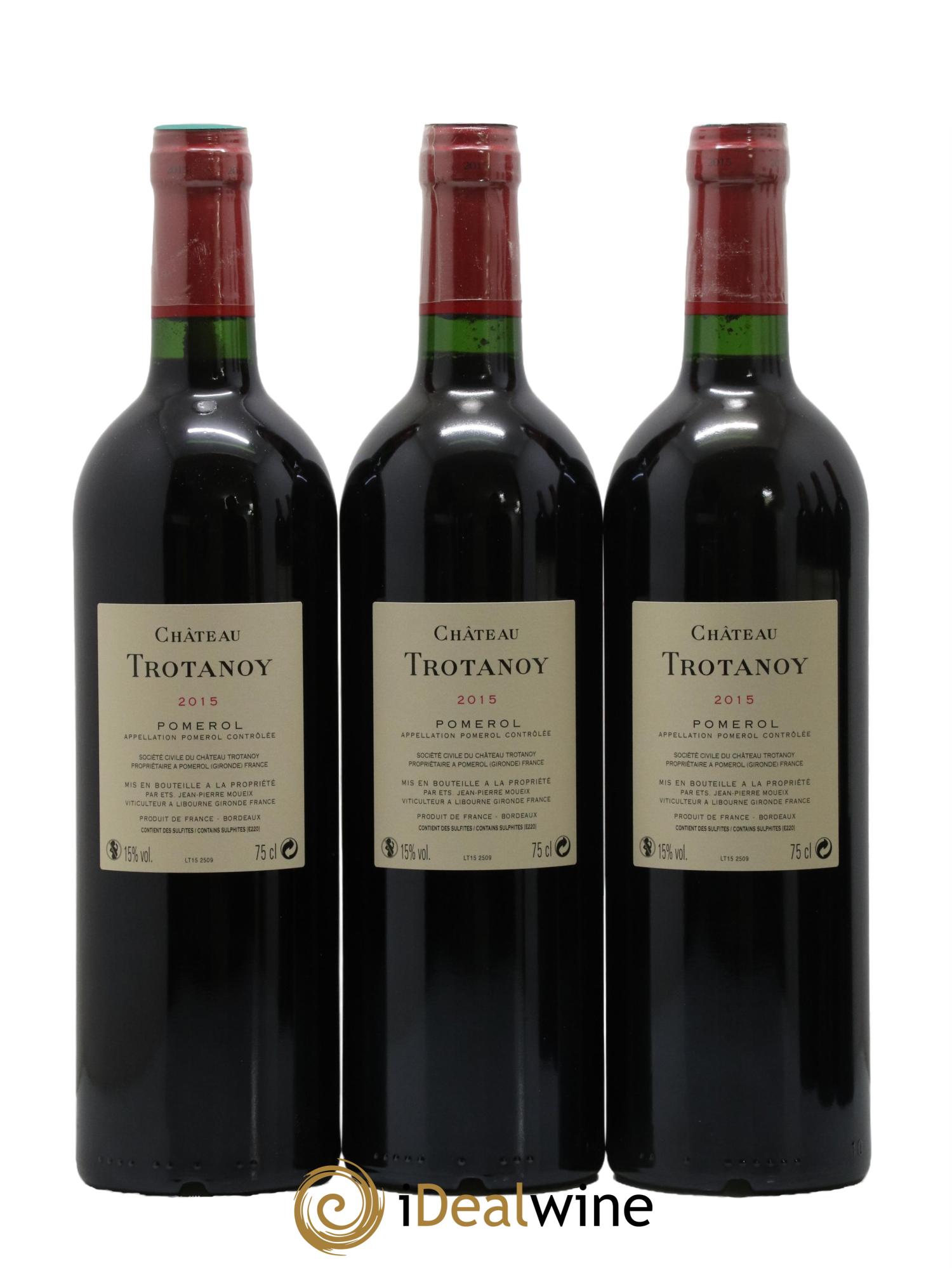 Château Trotanoy 2015 - Lot de 6 bouteilles - 2